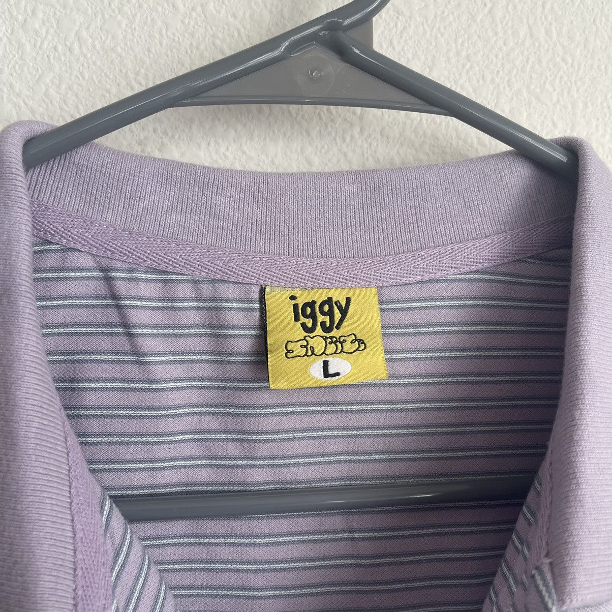 Iggy IGGY NYC Sneeze Striped SS Cropped Fit Skateboarding Polo Size US L / EU 52-54 / 3 - 3 Thumbnail