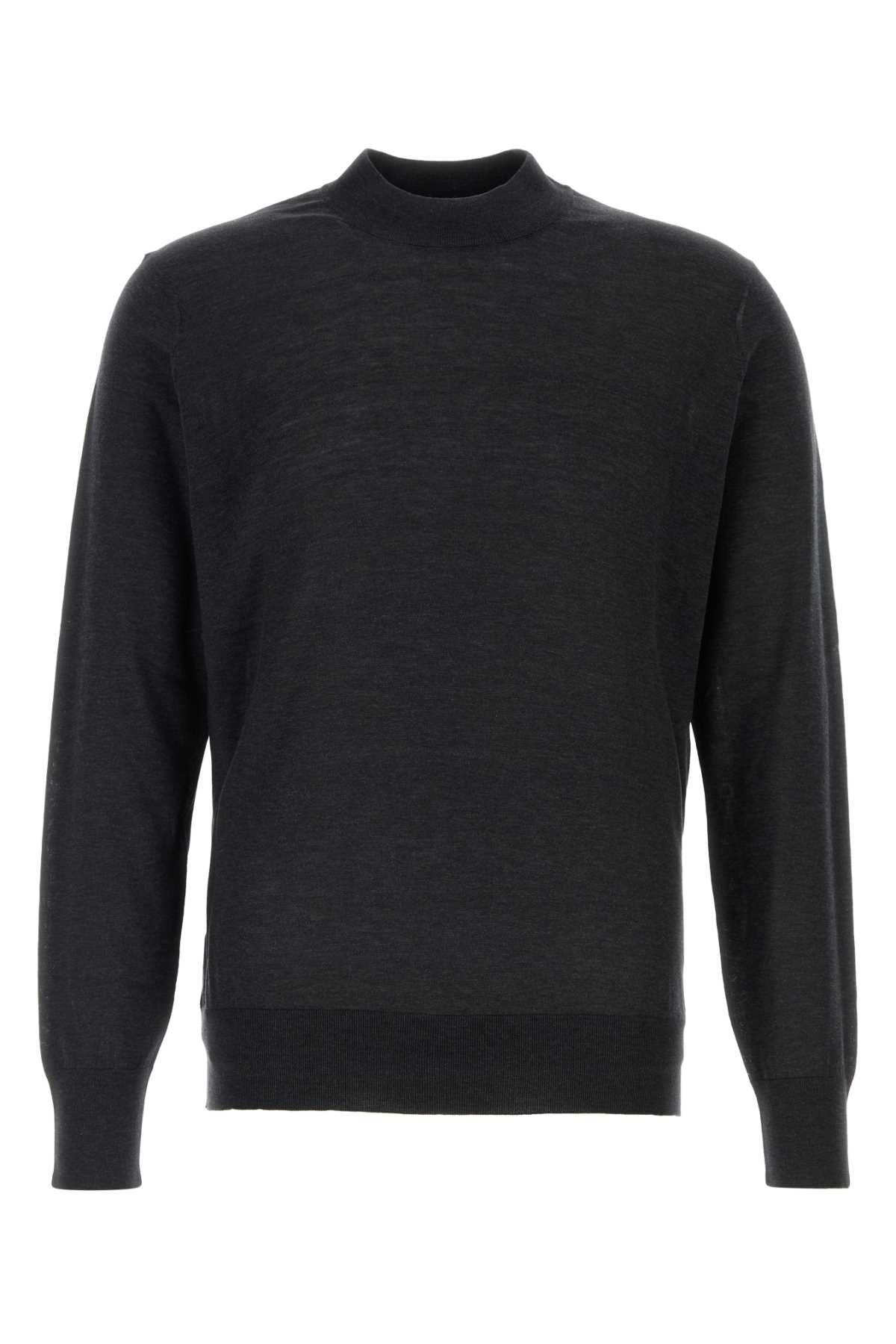 Brunello Cucinelli Slate Silk Blend Sweater Size US L / EU 52-54 / 3 - 1 Thumbnail