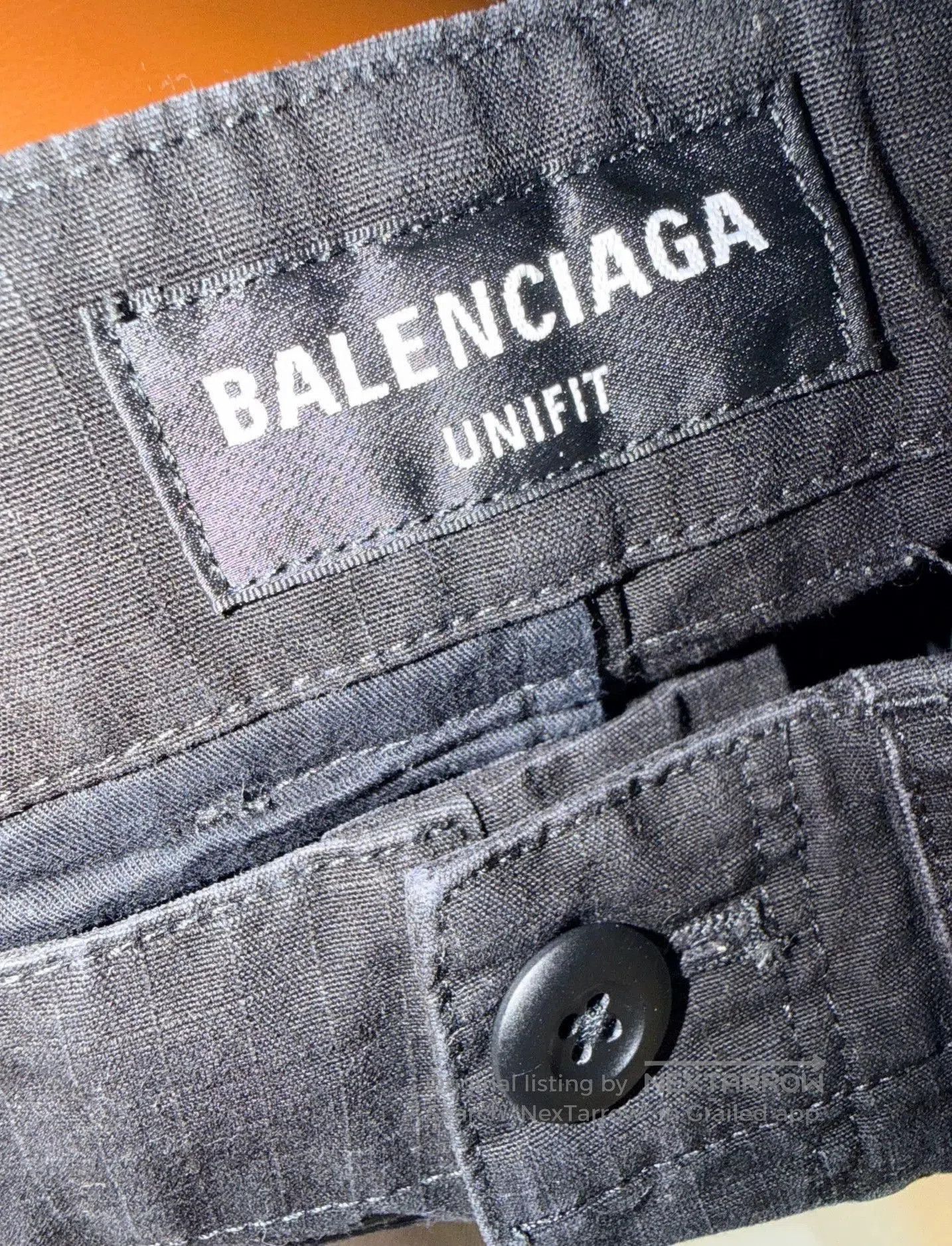 Balenciaga Black Denim Relaxed Fit Pants Size 28. Size US 28 / EU 44 - 7 Thumbnail