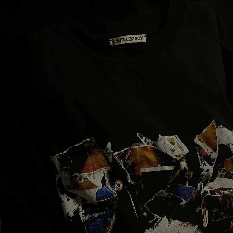 Our Legacy our legacy size 48 Tee black T-shirt 2502-Nextarrow Size US M / EU 48-50 / 2 - 2 Thumbnail