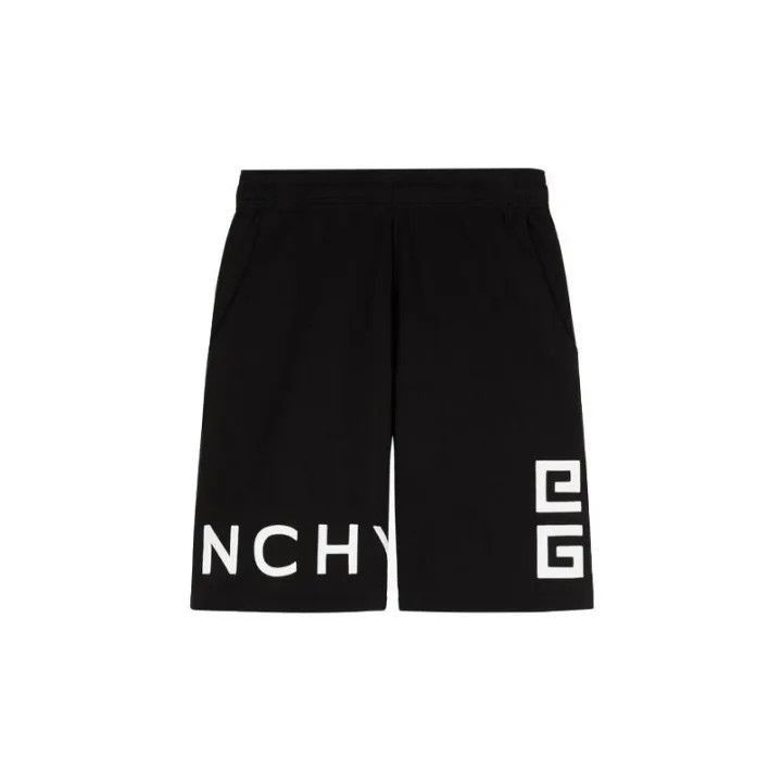 Givenchy Givenchy Givenchy Black Casual Drawstring Shorts for Men - Size US 27 - 1 Thumbnail