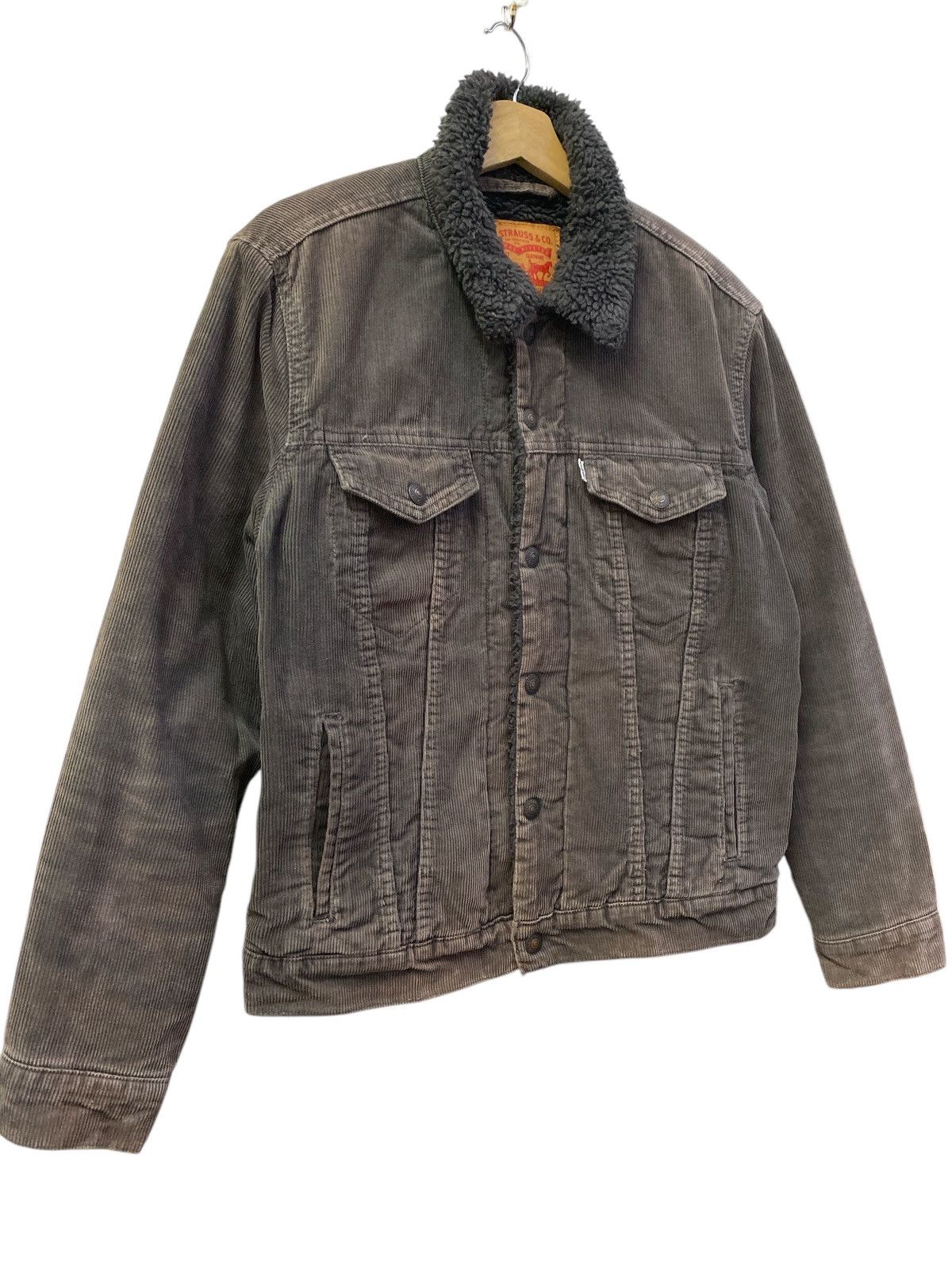 Levi's × Levi's Made & Crafted × Vintage Levi’s Sherpa Corduroy Trucker Jacket Size US S / EU 44-46 / 1 - 2 Thumbnail