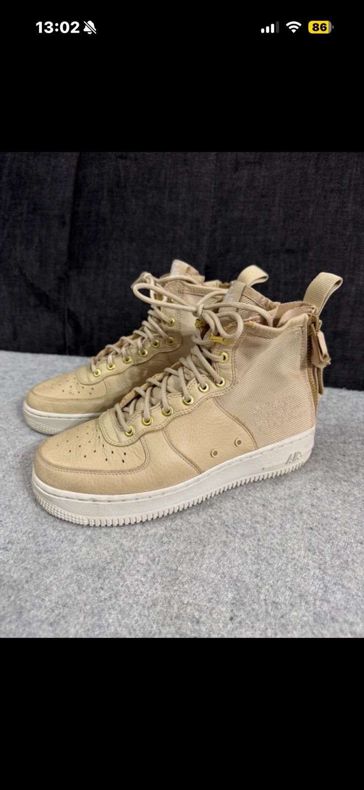 Nike Nike SF AF1 Mid Air Force 1 Mushroom Light Bone 2017 size 40 Size US 10 / IT 40 - 7 Thumbnail
