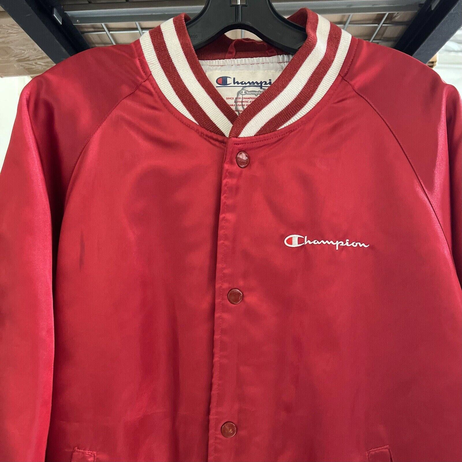 Supreme SS13 Supreme x Champion Satin Varsity Jacket Red Size US L / EU 52-54 / 3 - 2 Thumbnail