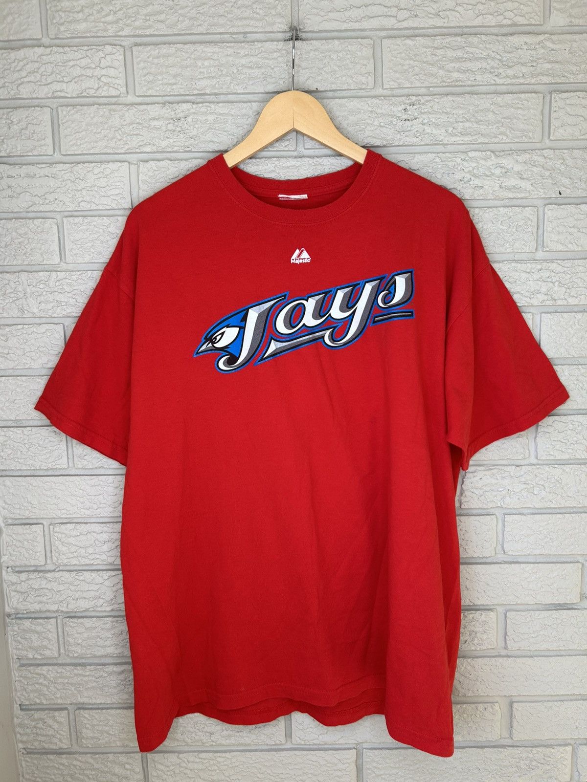 Majestic Vintage Majestic Toronto Blue Jays Canada T Shirt Size US XL / EU 56 / 4 - 1 Thumbnail