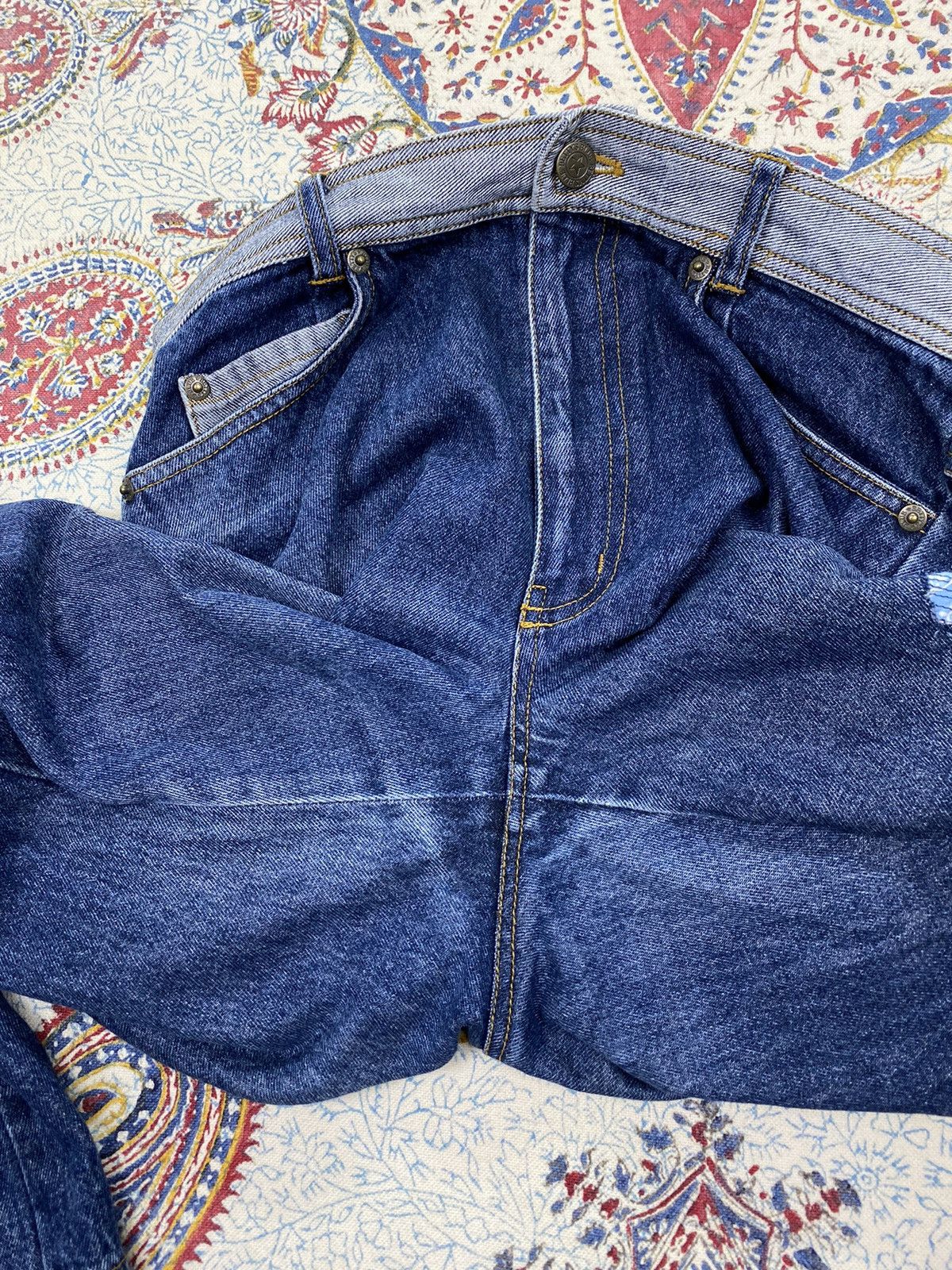 Blue Blue Japan Betty’s Blue by Shinji Abe Flare Denim Size 29" - 15 Thumbnail