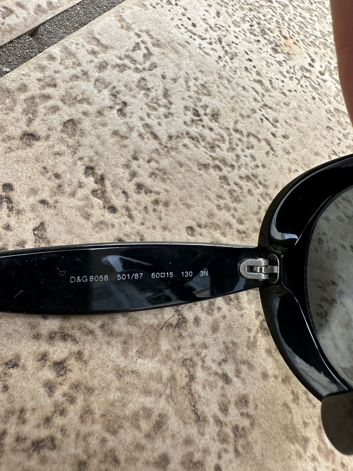 Dolce & Gabbana Dolce&Gabbana Sunglasses Black DG 8058 Size ONE SIZE - 6 Thumbnail
