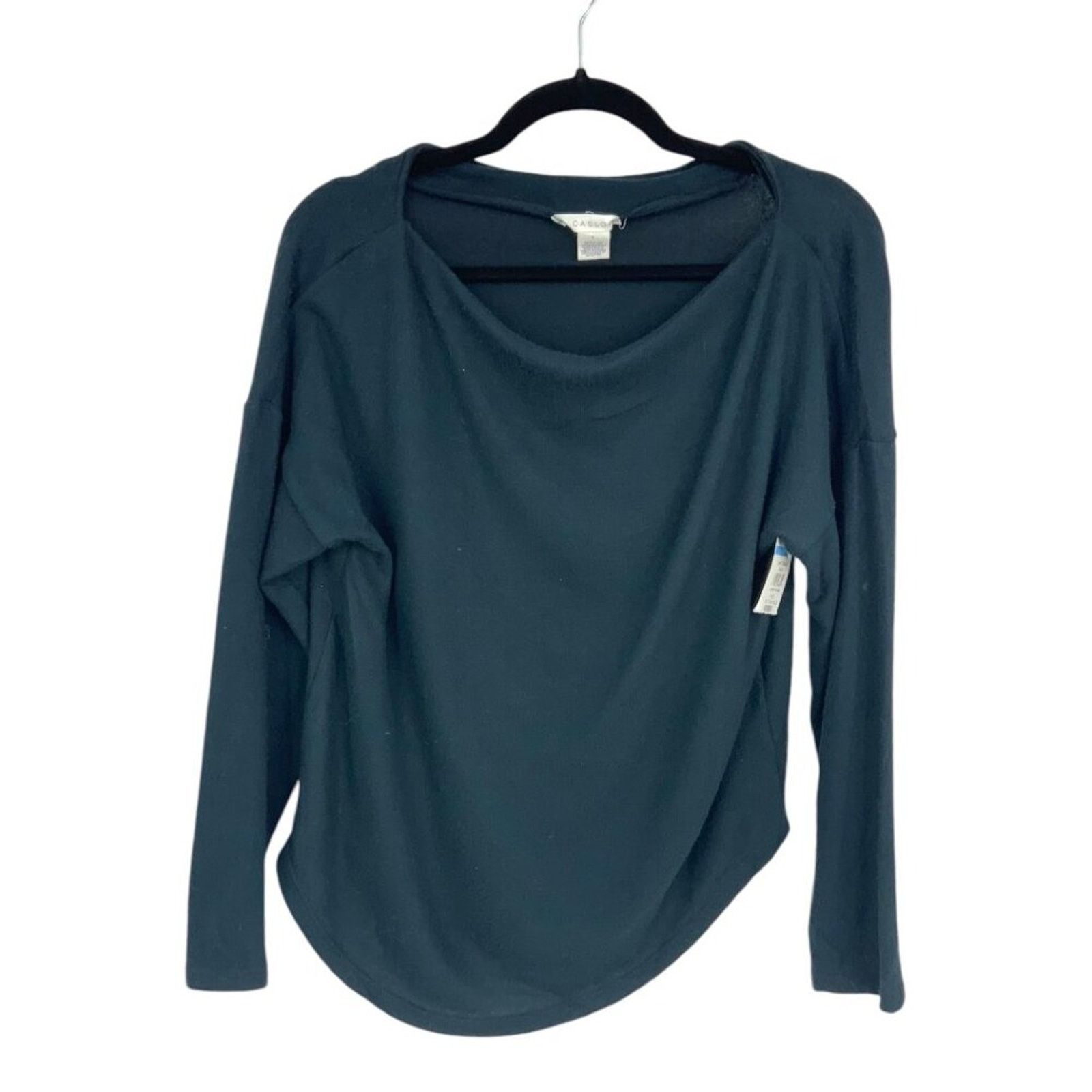 Other Caslon Cozy Hacci Knit Top Black Size Small NWOT $49 MSRP Size S / US 4 / IT 40 - 3 Thumbnail