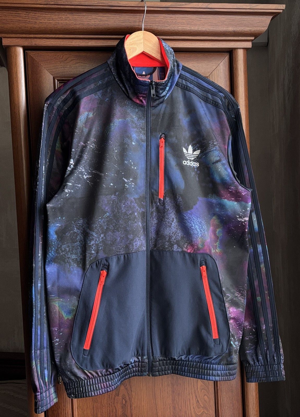 Adidas Adidas Originals Galaxy Track Jacket Size US M / EU 48-50 / 2 - 2 Thumbnail