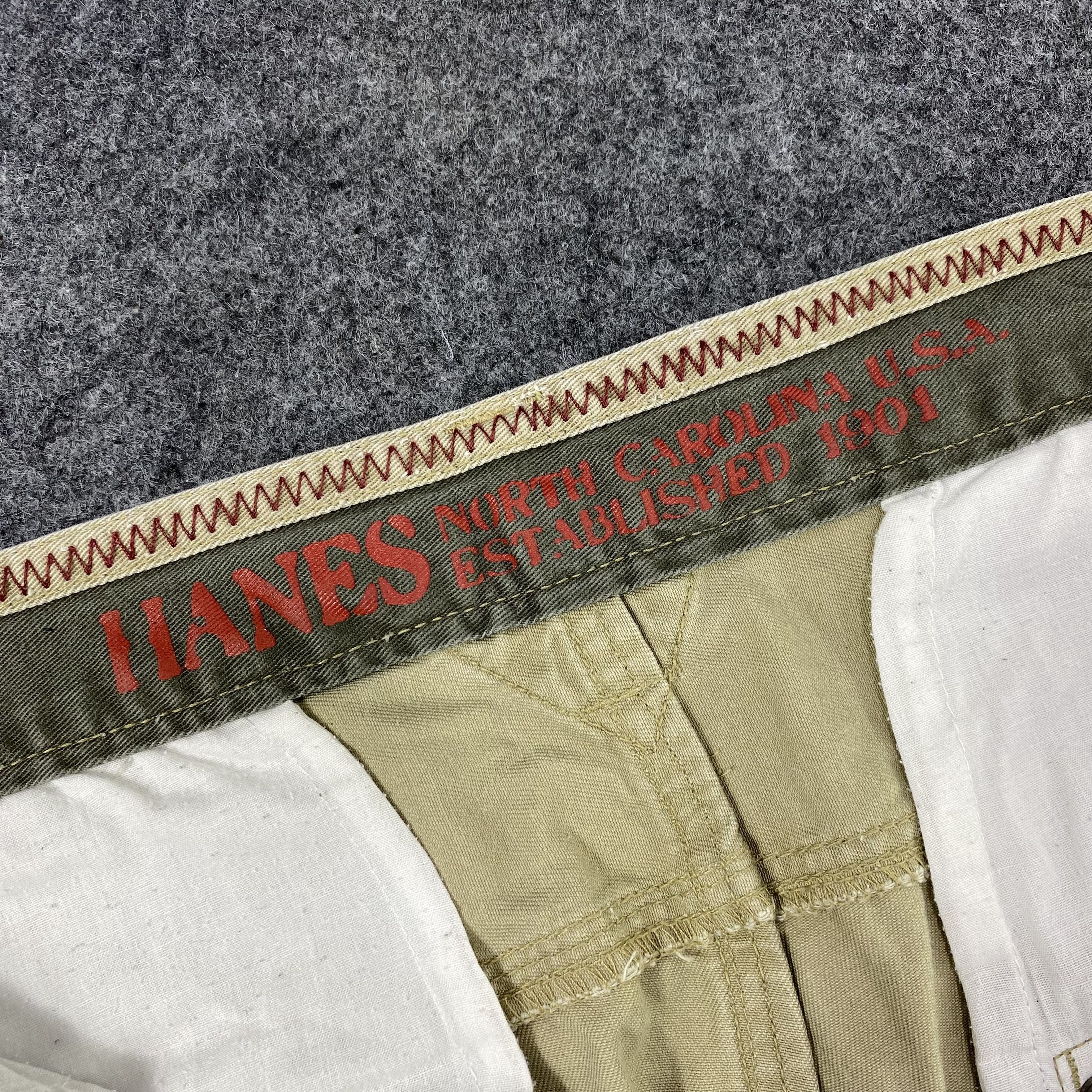 Hanes × Vintage 🔴U.S.A - Hanes North U.S.A Multi Pocket Cargo Pant-C019 Size US 34 / EU 50 - 8 Thumbnail