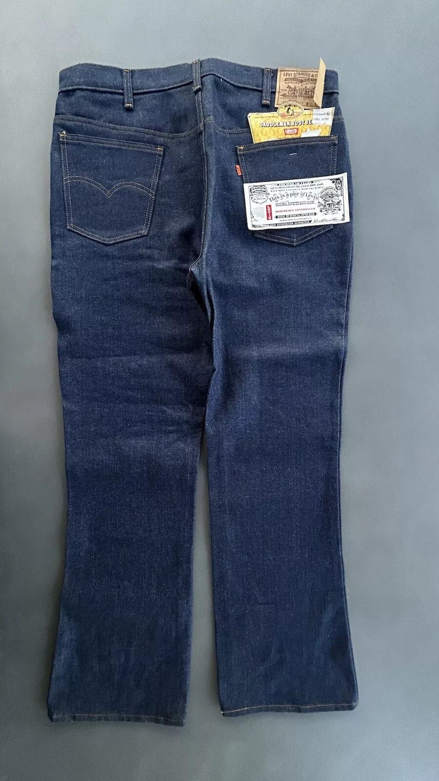 Levi's Vintage Levis Saddleman Boot Cut Jeans Mens Size US 38 / EU 54 - 4 Thumbnail