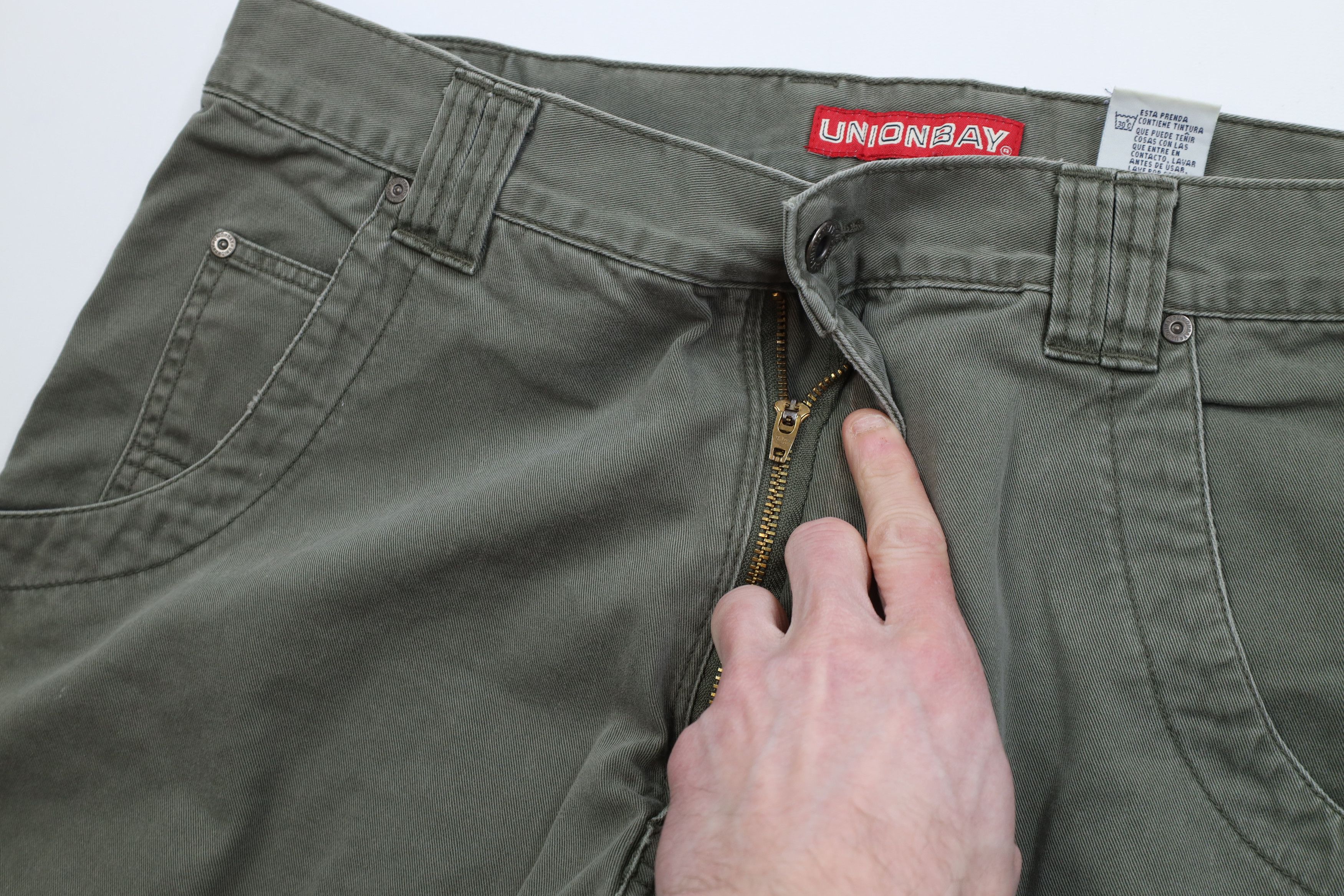 UNIONBAY Vintage 90s Y2K Unionbay Skateboarding Pocket Wide Leg Pants Size US 36 / EU 52 - 8 Thumbnail