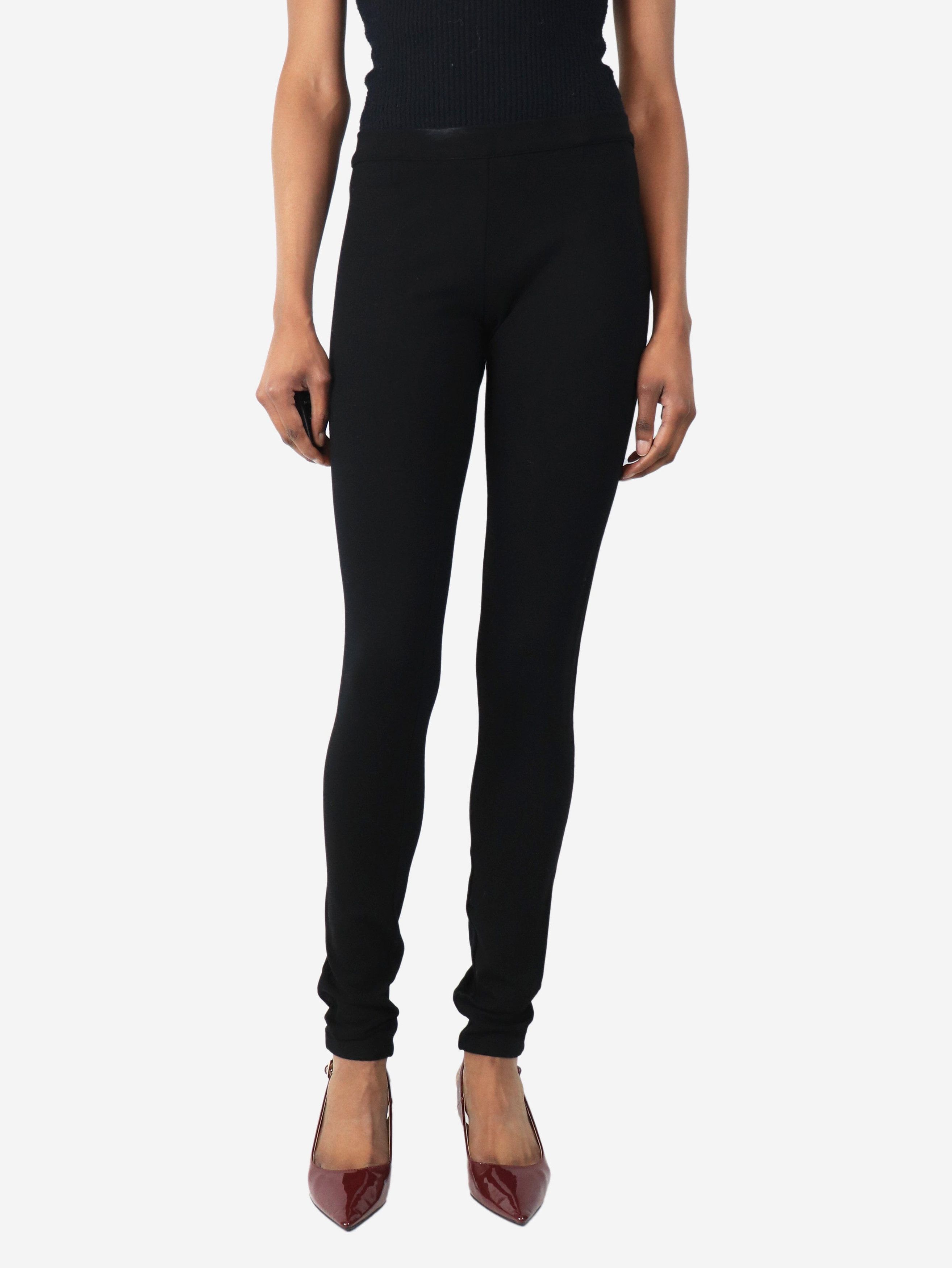 Other Black logo-patch leggings - S Size 27" / US 4 / IT 40 - 1 Thumbnail
