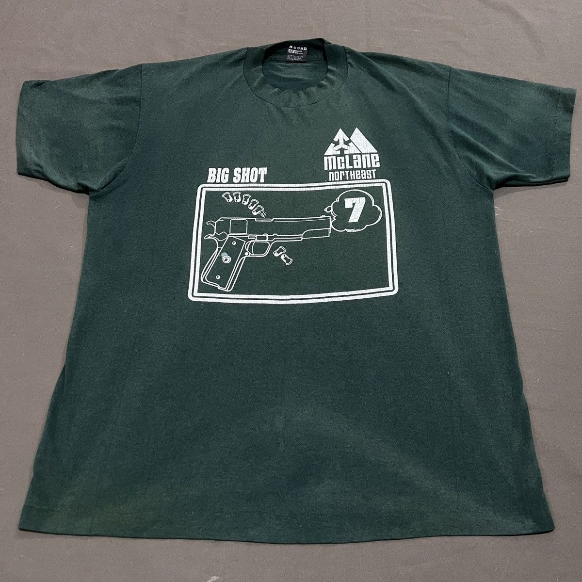 Vintage Vintage 90s Big Shot Gun Promo Tee Faded 911 Size US L / EU 52-54 / 3 - 1 Thumbnail