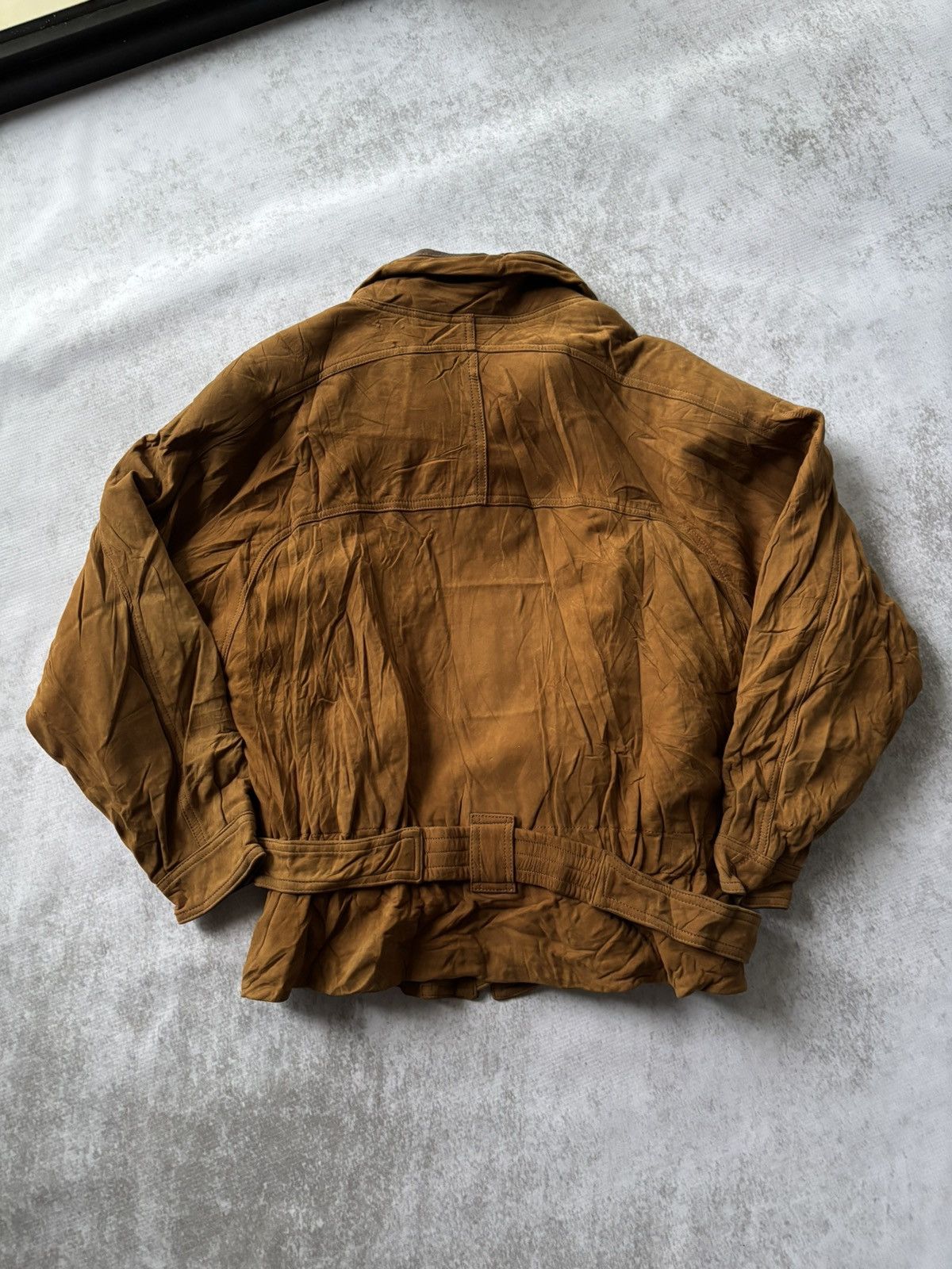Other Vintage 80s Heitorn Leather Jacket Brown Size US M / EU 48-50 / 2 - 5 Thumbnail