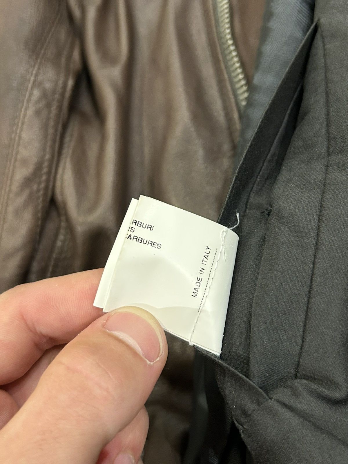 Rick Owens Rick Owens Stooges Brown Leather Jacket Size US XS / EU 42 / 0 - 7 Thumbnail