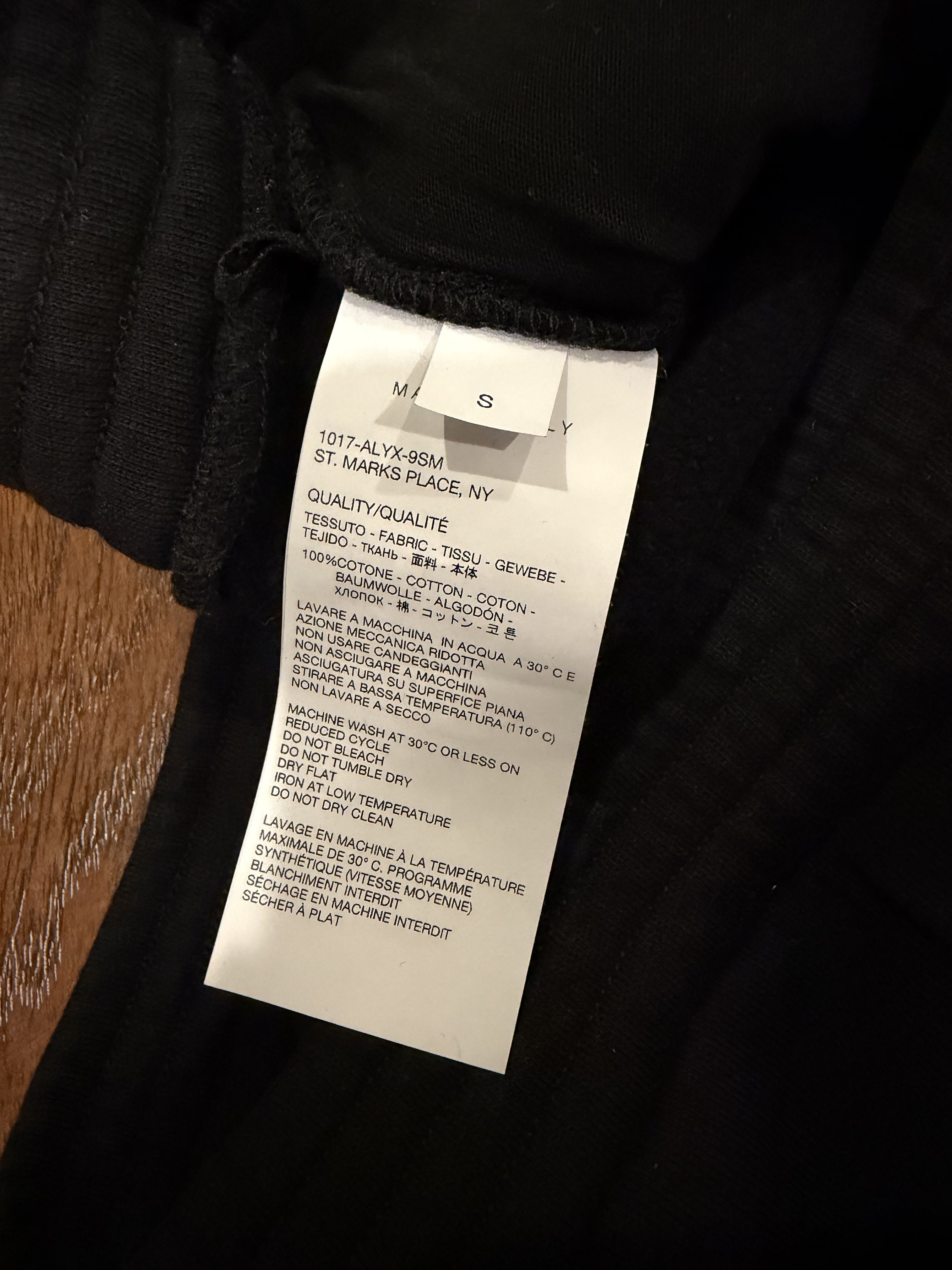 1017 ALYX 9SM Alyx TRICON BUCKLE SWEATPANT - BLACK Size US 32 / EU 48 - 6 Thumbnail
