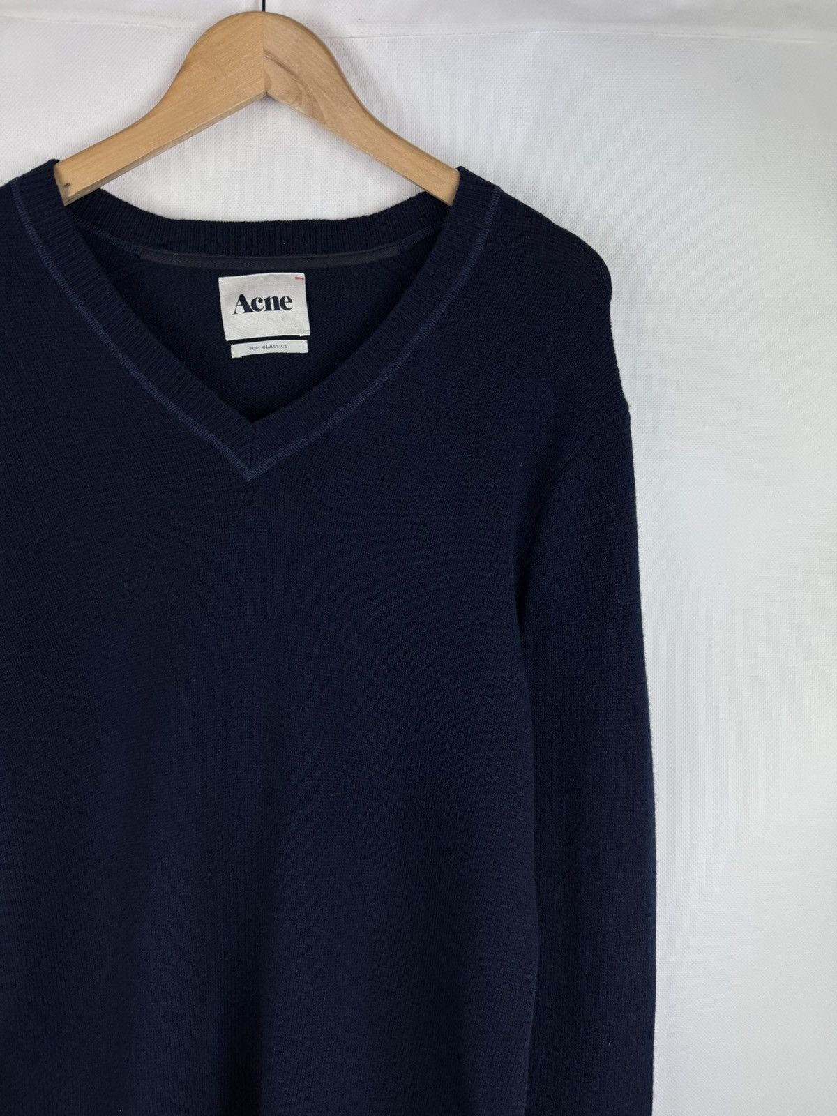Acne Studios Acne Pop Knit A/W 09 V Neck Men’s Lambswool Sweater Pullover Size US M / EU 48-50 / 2 - 5 Thumbnail