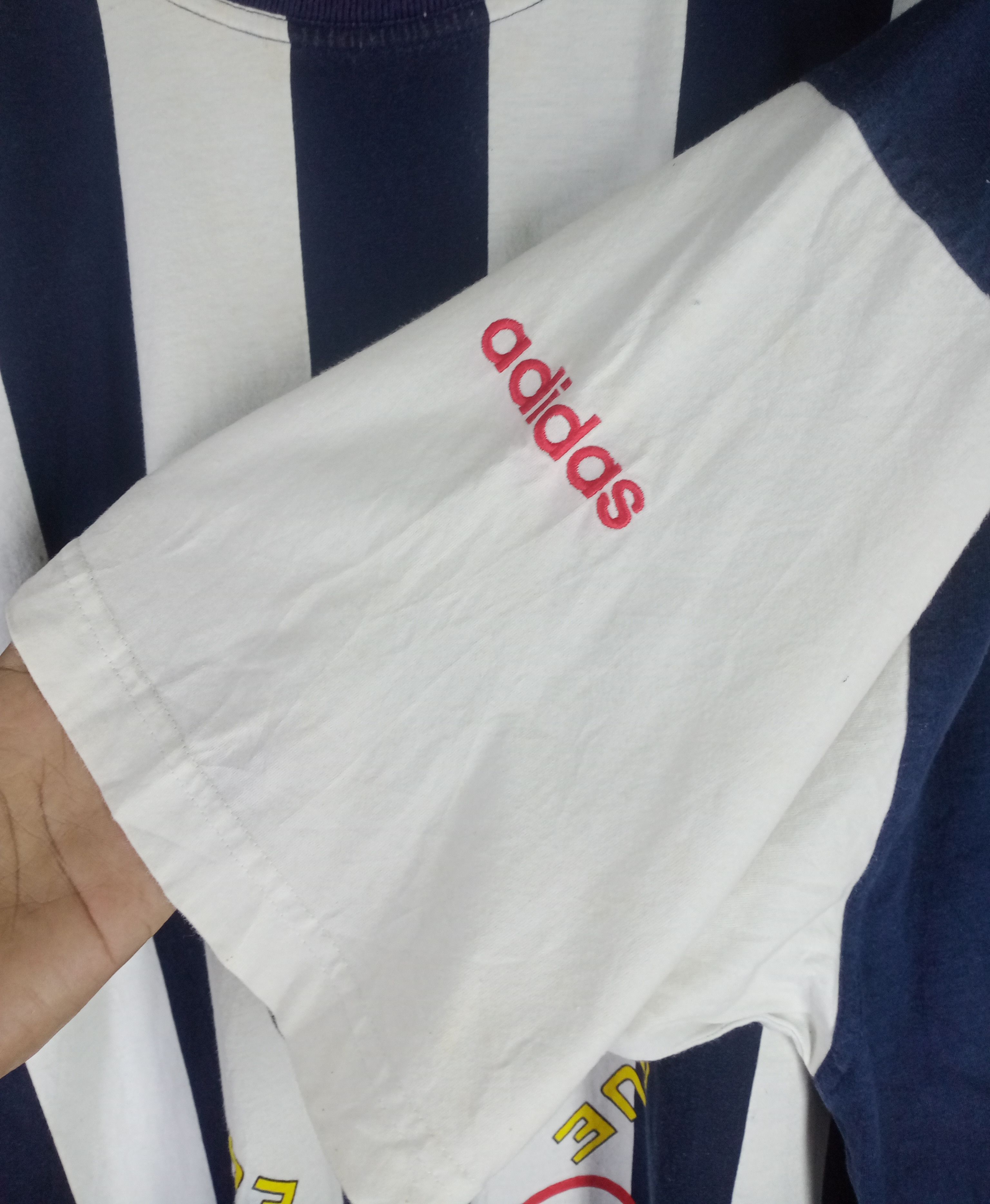 Adidas Rare Vintage 90s Adidas Equipe De France Olympique Tee Size US XL / EU 56 / 4 - 6 Thumbnail