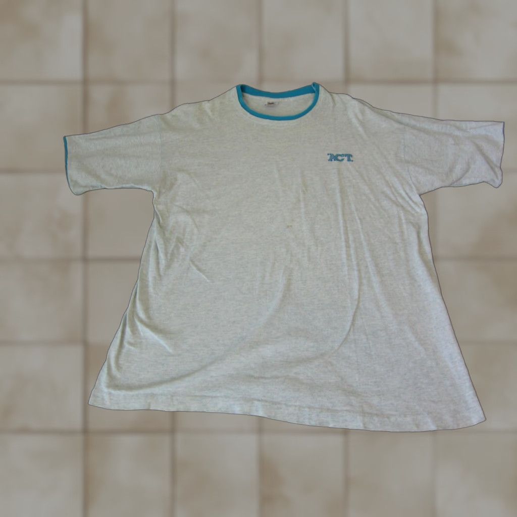 Fruit Of The Loom VINTAGE Fruit of the Loom Shirt Mens XL Gray USA 70s 80s 90s Cat Classic School USA T-Shirt Crew Neck Short Sleeve Cotton Athletic Size US XL / EU 56 / 4 - 1 Thumbnail