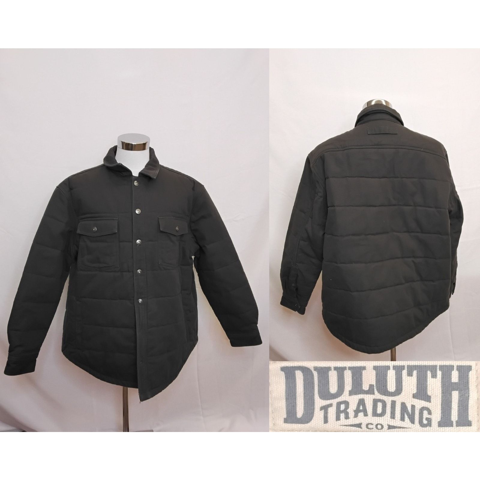 Duluth Trading Company Duluth Trading Co. Canvas Jacket Men's XL Green Lined Size US XL / EU 56 / 4 - 1 Thumbnail