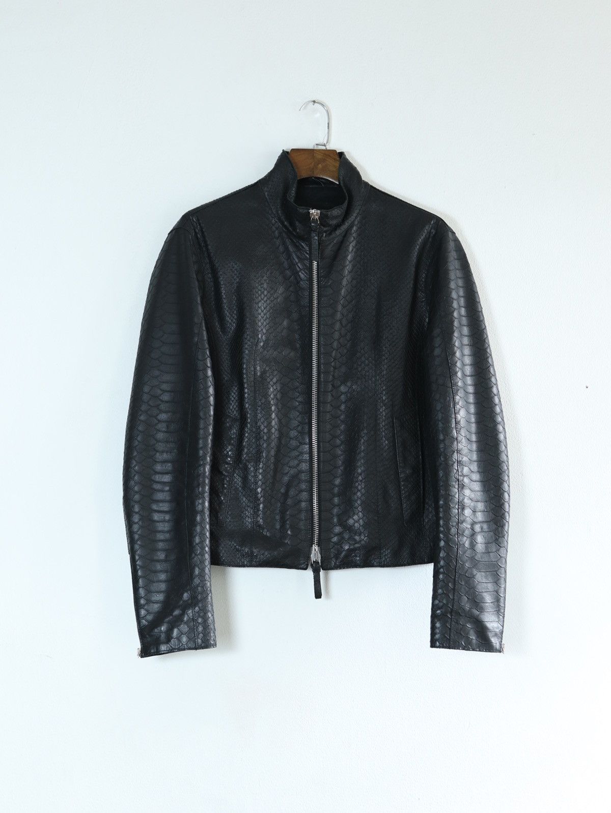 Emporio Armani Emporia Armani Leather Jacket Size US L / EU 52-54 / 3 - 1 Thumbnail