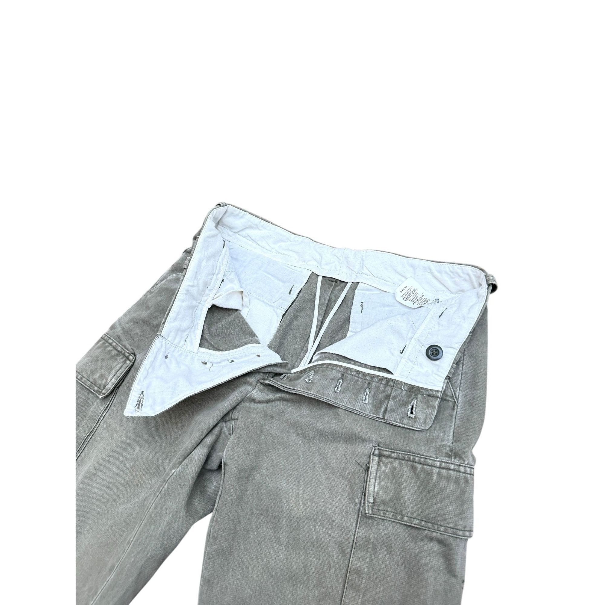 Helmut Lang Vintage 1990s Kaki Cotton Cargo Pants Size US 32 / EU 48 - 3 Thumbnail