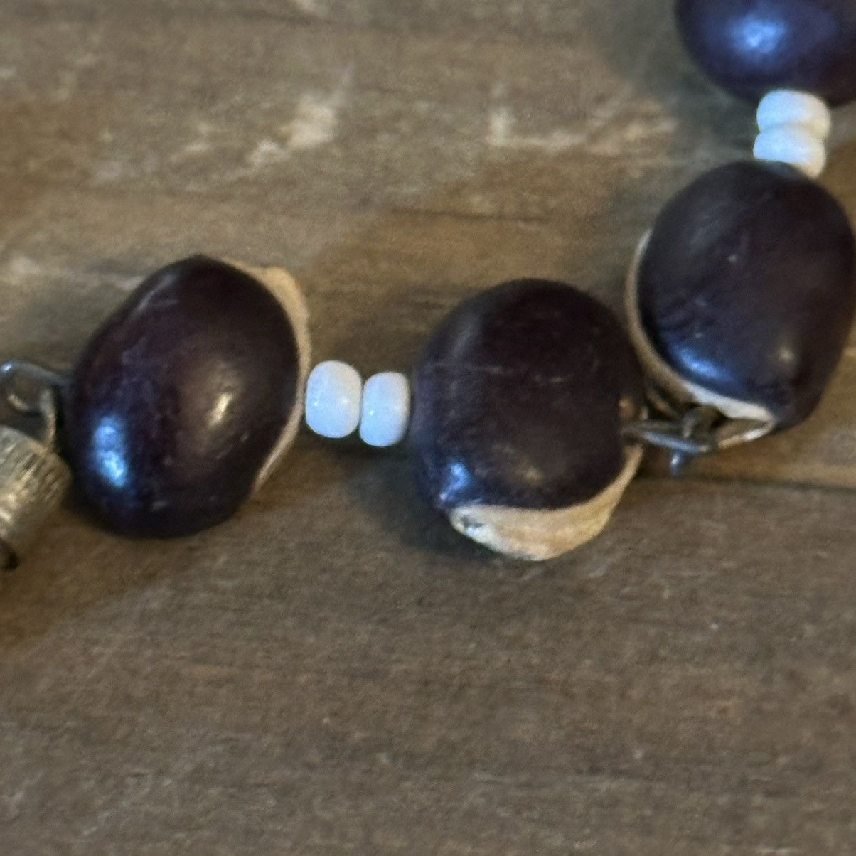 Vintage Vintage bean bead necklace Size ONE SIZE - 4 Thumbnail