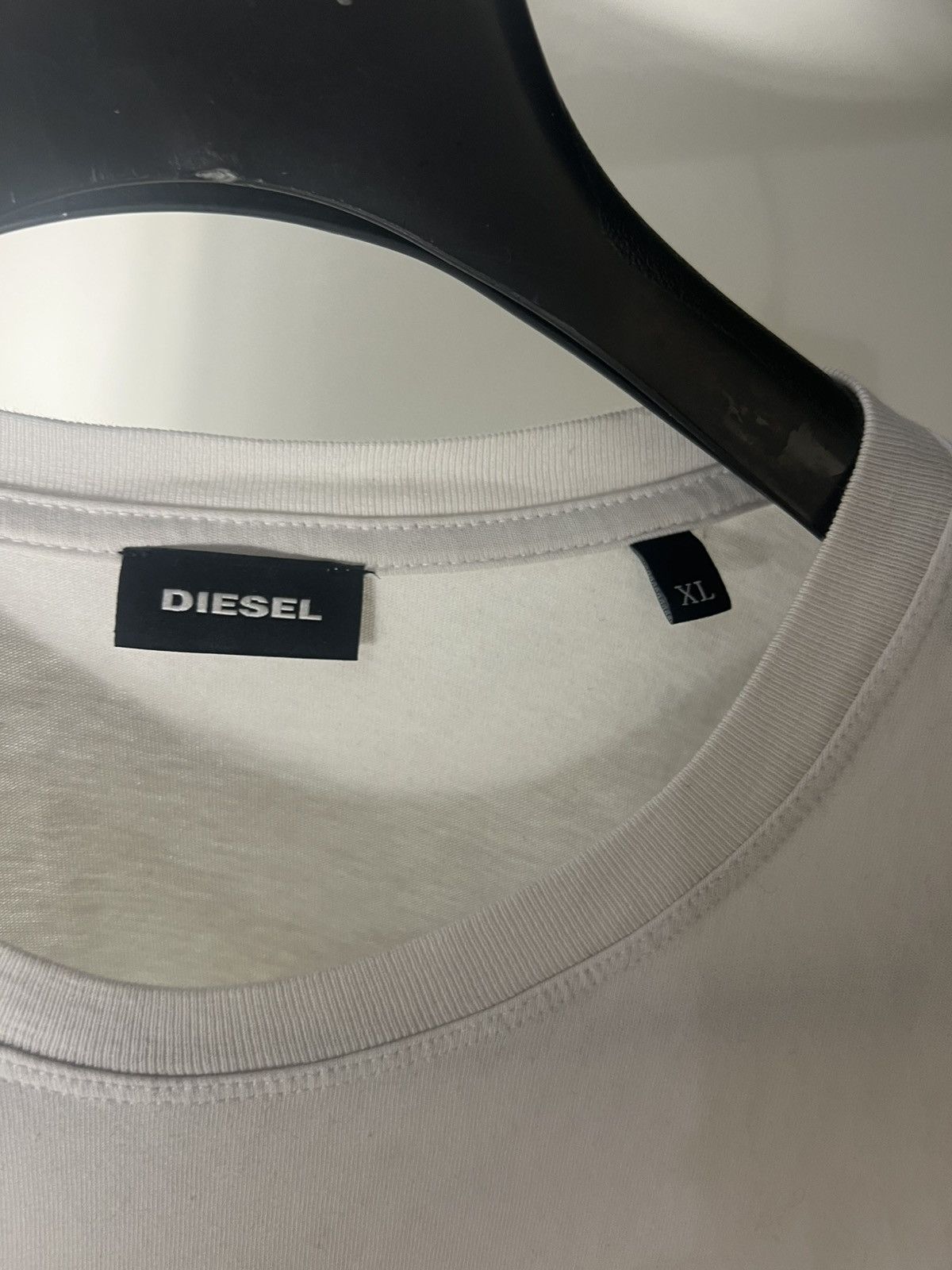Diesel × Vintage VERY RARE DIESEL INDUSTRY DENIM DIVISION BIG LOGO T-SHIRT Size US XL / EU 56 / 4 - 4 Thumbnail