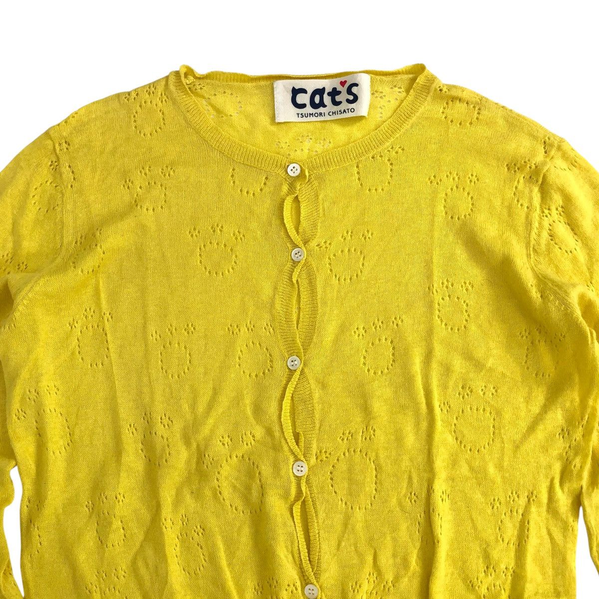 Issey Miyake × Japanese Brand × Tsumori Chisato Vintage CAT’S Tsumori Chisato Issey Miyake Knitted Cardigan Size US M / EU 48-50 / 2 - 3 Thumbnail