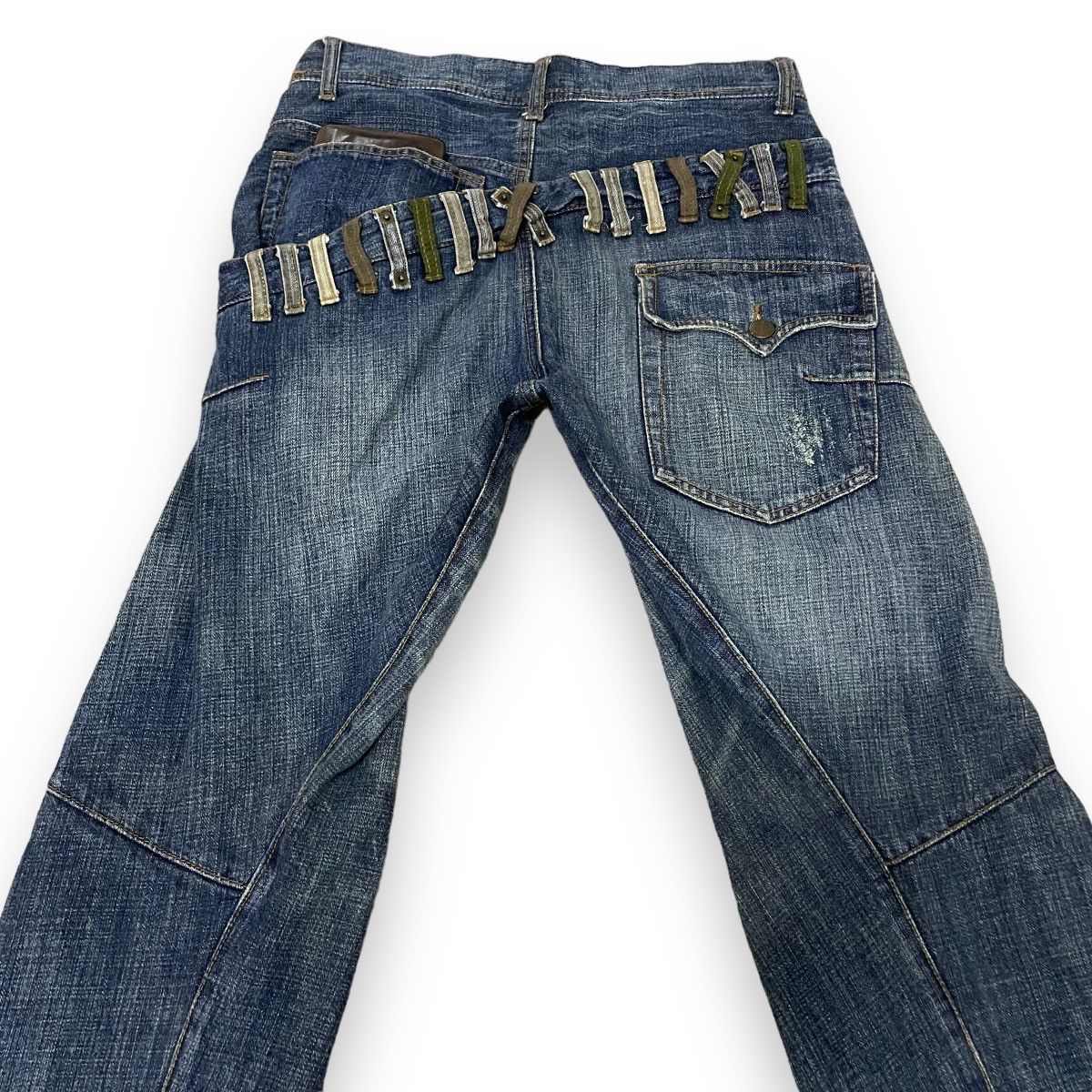 Le Grande Bleu (L.G.B.) 🇯🇵 BREATHMINT BRTHBREATH NATIVE DOUBLE WAIST DENIIM PANTS Size US 29 - 7 Thumbnail