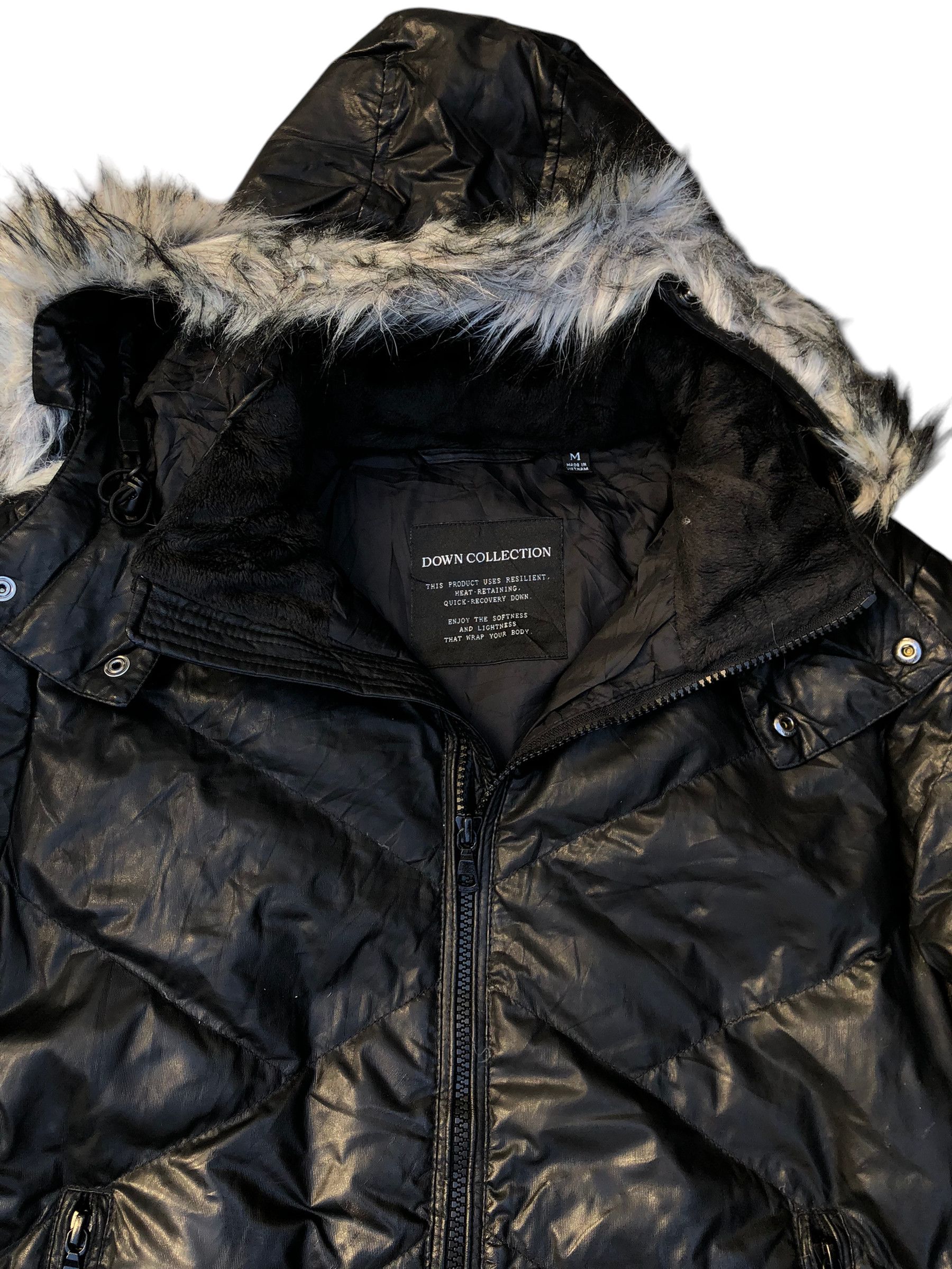 Japanese Brand × Uniqlo UNIQLO Waxed Quilted Puffer Down Zipper Jacket Japan Size US M / EU 48-50 / 2 - 4 Thumbnail