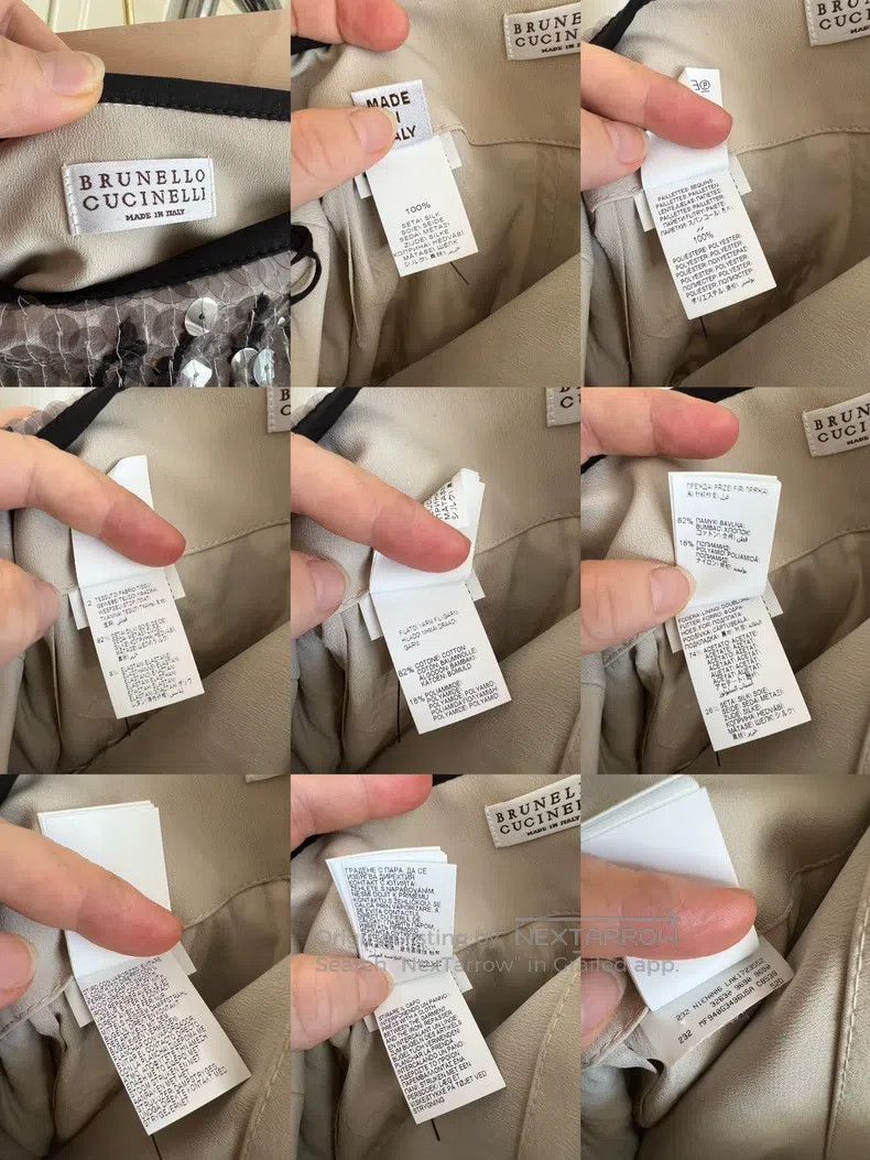 Brunello Cucinelli Brunello Cucinelli Limited Edition Glitter Silk Skirt Size 25" / US 0 / IT 36 - 6 Thumbnail