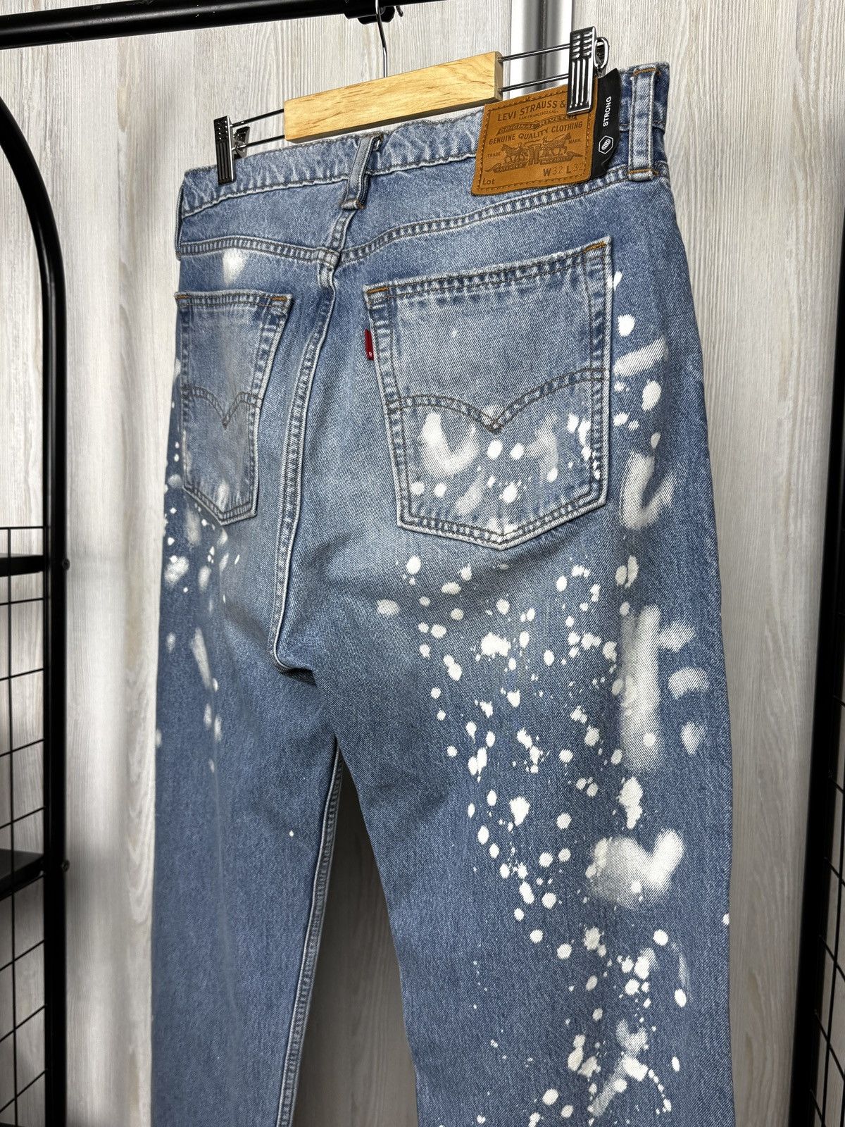 Levi's Levis 510 Strong Skateboarding Baggy fit jeans painted denim Size US 32 / EU 48 - 10 Thumbnail