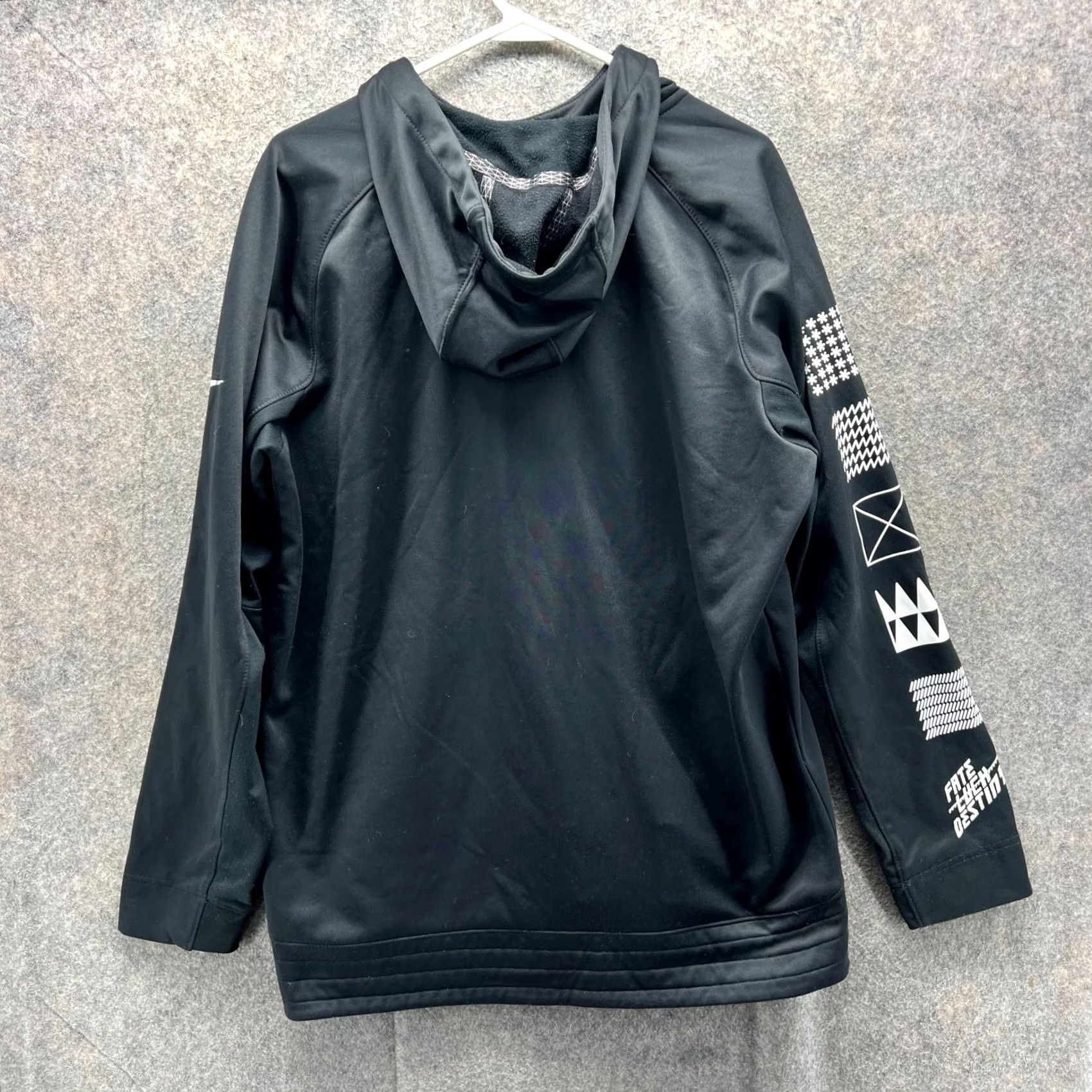 Nike VINTAGE Nike Hoodie Mens Large Black Pullover Athletic Wear Lebron James Therma Fit Size US L / EU 52-54 / 3 - 2 Thumbnail