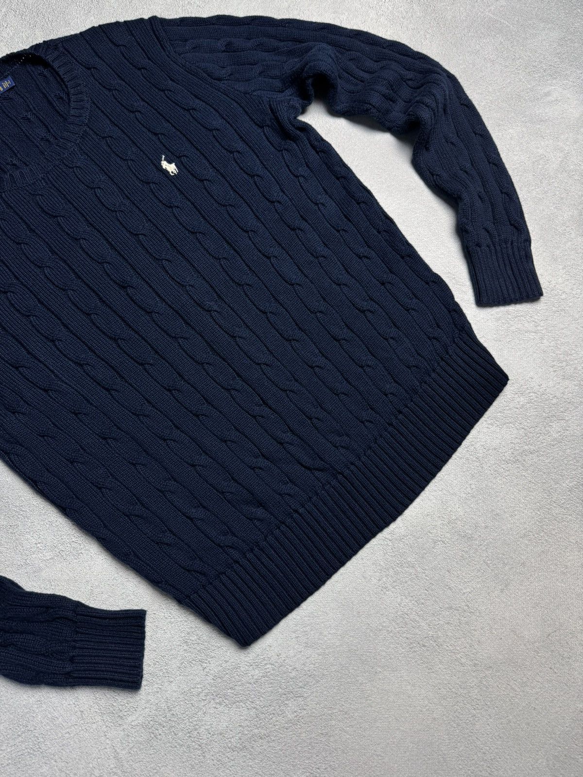 Polo Ralph Lauren Polo Ralph Lauren Crewneck Cable Knit Sweater size L Size L / US 10 / IT 46 - 4 Thumbnail