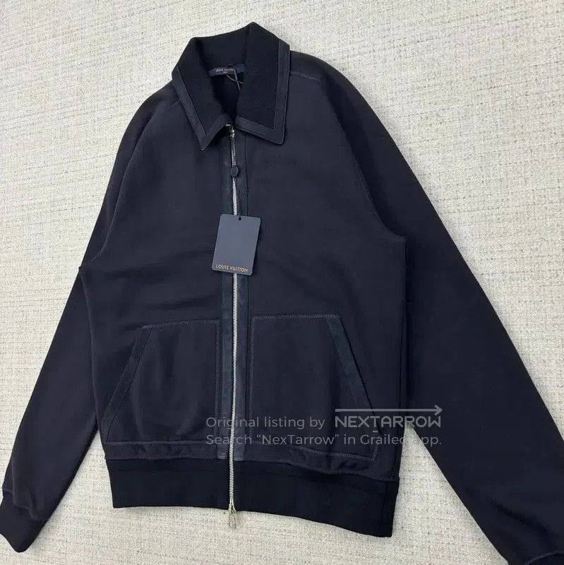 Louis Vuitton Louis Vuitton Navy Cotton Men's Jacket . Size US M / EU 48-50 / 2 - 2 Thumbnail