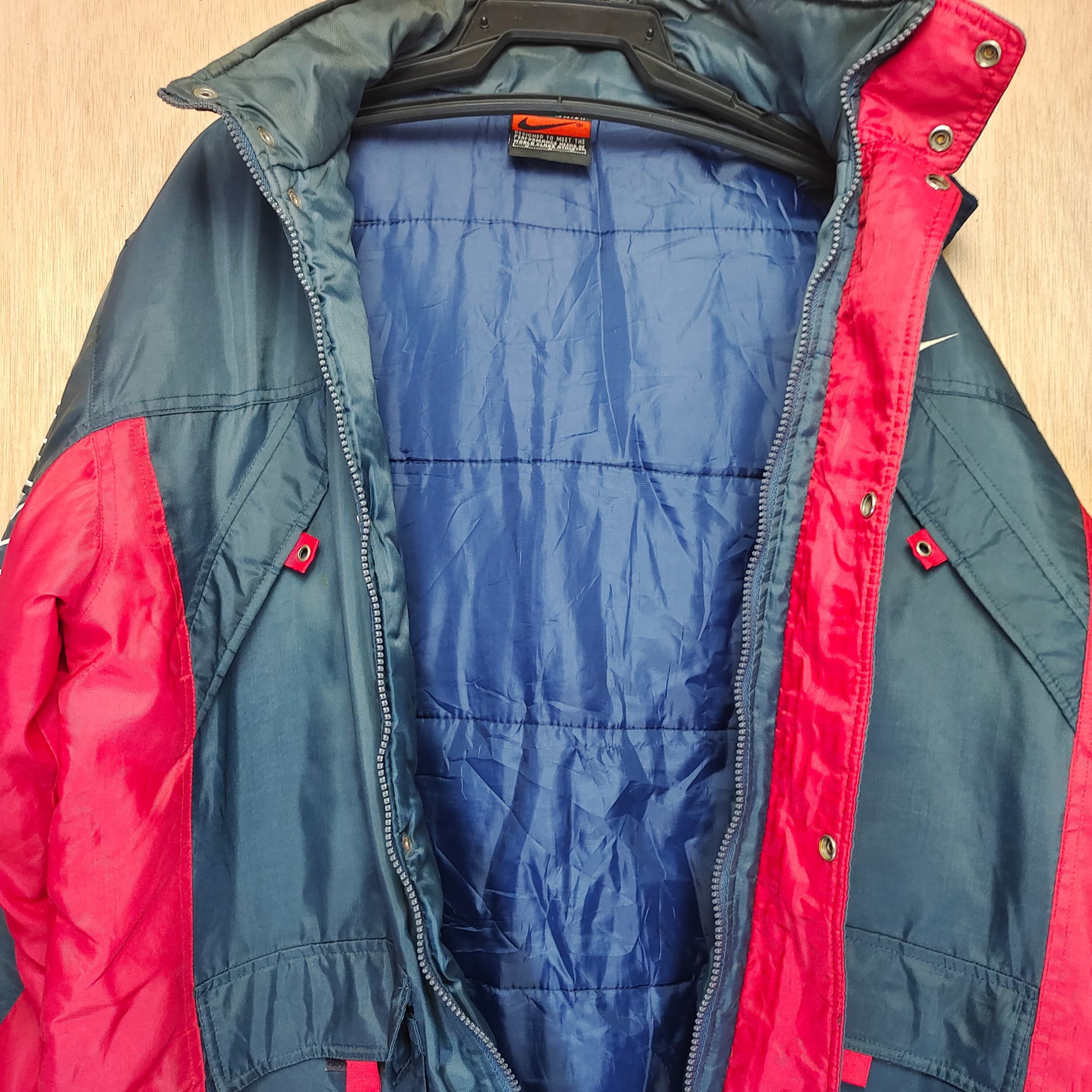Nike × Vintage VINTAGE SUN FADED NIKE JUST DO IT HEAVY JACKET Size US M / EU 48-50 / 2 - 3 Thumbnail