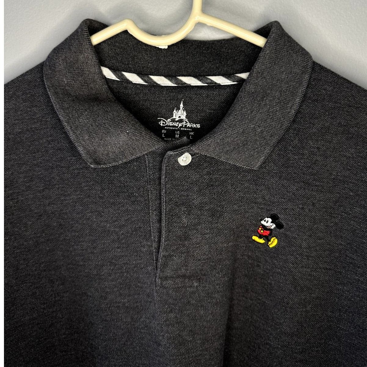 Disney Disney Parks Authentic Mickey Mouse Golf Polo Shirt Gray M Size US M / EU 48-50 / 2 - 3 Thumbnail