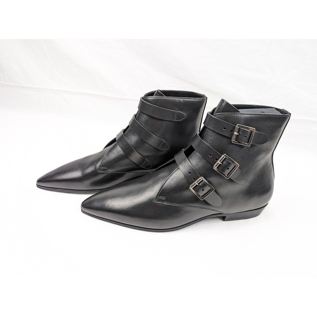 Saint Laurent Paris o1rshd1 Q:5 / Goth 15 Boots in Nero Size US 8 / EU 41 - 15 Thumbnail