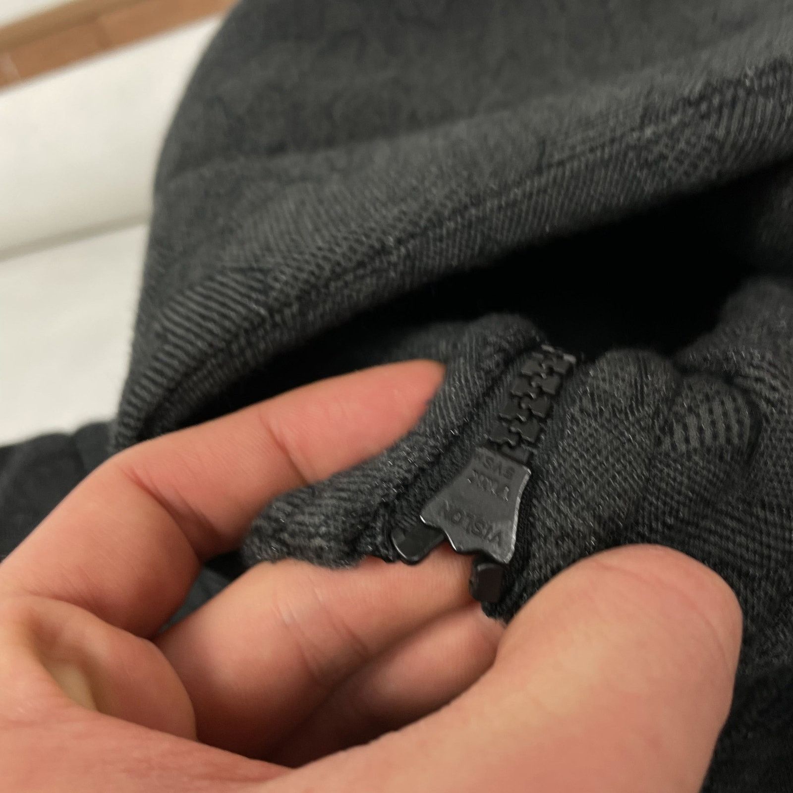 Nike Nike Tech Men Gray Cotton Long Sleeve Full Zip Hoodie Medium Size US M / EU 48-50 / 2 - 8 Thumbnail