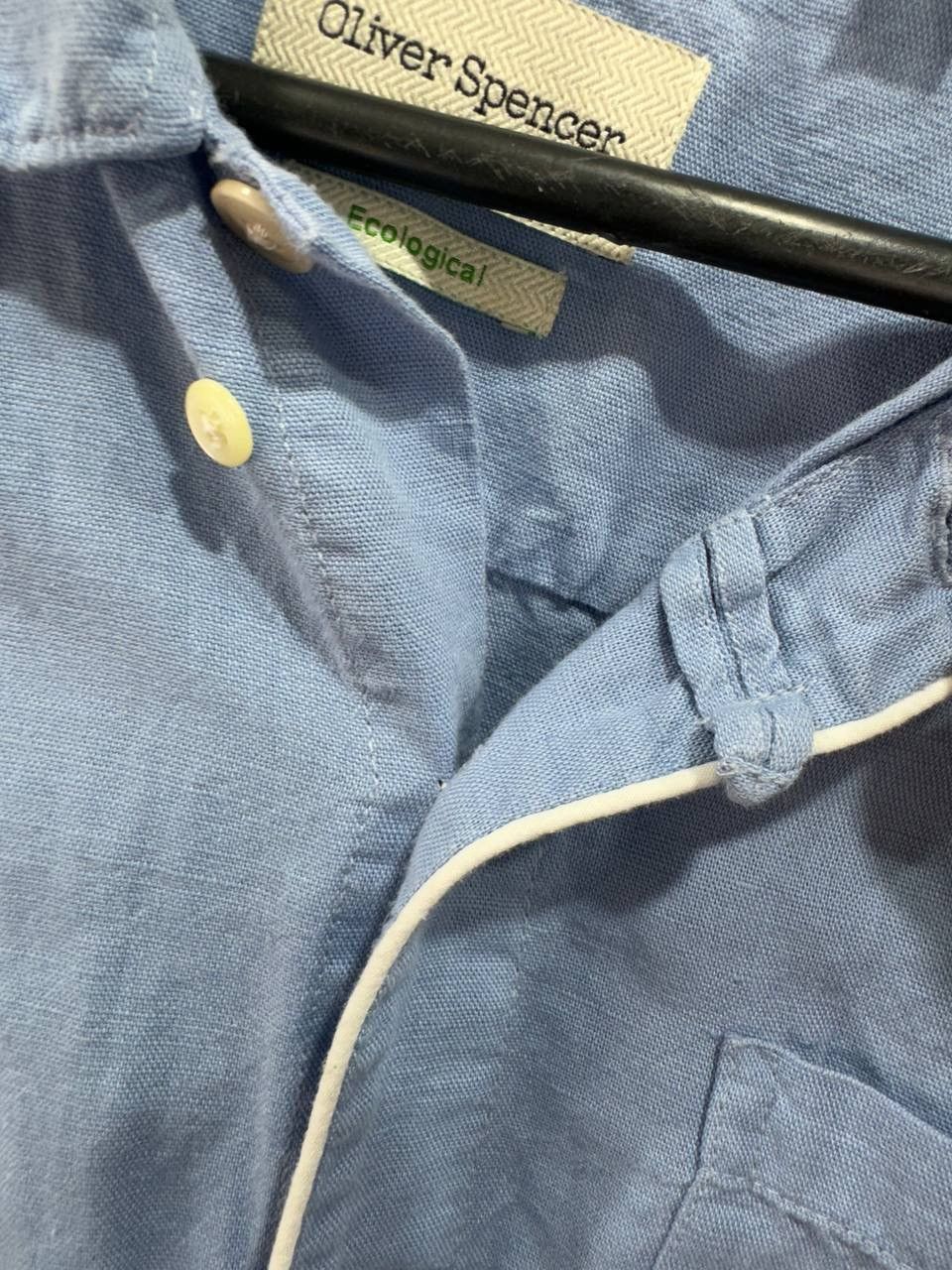 Oliver Spencer Oliver Spencer Luxury Linen Shirt Button Size US S / EU 44-46 / 1 - 11 Thumbnail