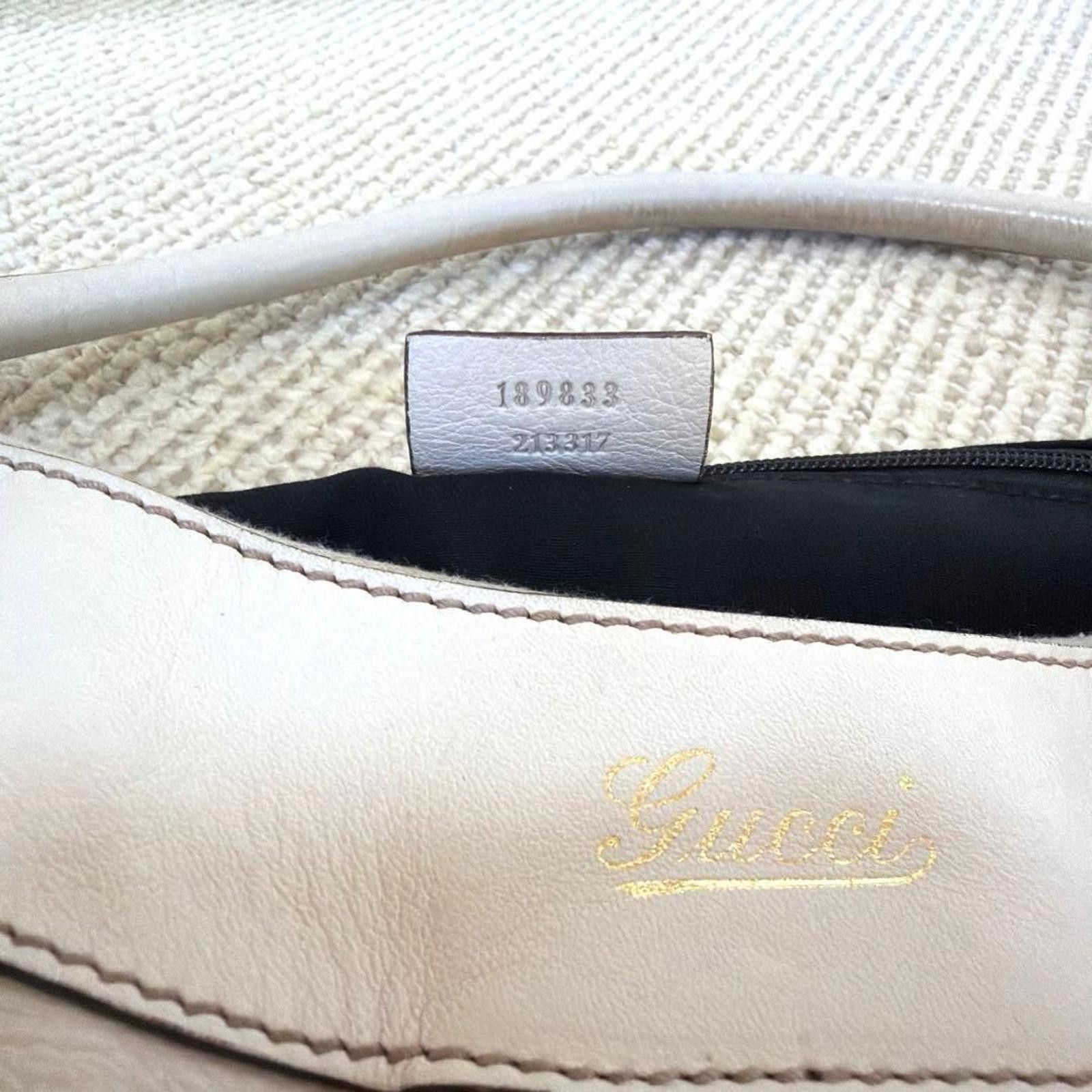 Gucci Gucci - White Leather Shoulder Bag Size ONE SIZE - 5 Thumbnail