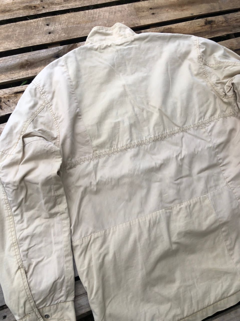 Stussy × Vintage Rare🔥 Vintage Stussy Military Beige Multi Pocket Jacket Size US L / EU 52-54 / 3 - 3 Thumbnail