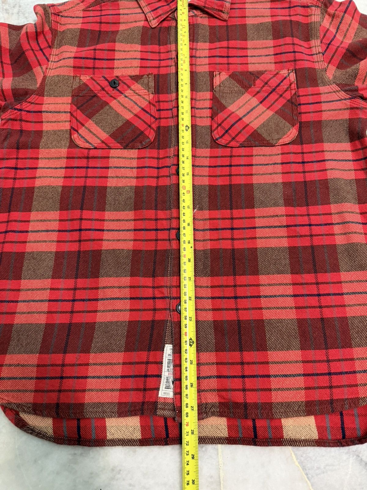 Japanese Brand Houston Flannel Heavy Cotton Union Made Size US XL / EU 56 / 4 - 4 Thumbnail