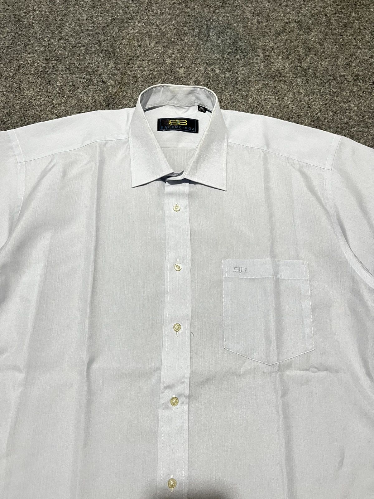 Balenciaga Vintage Balenciaga Short Shirt Size US L / EU 52-54 / 3 - 8 Thumbnail