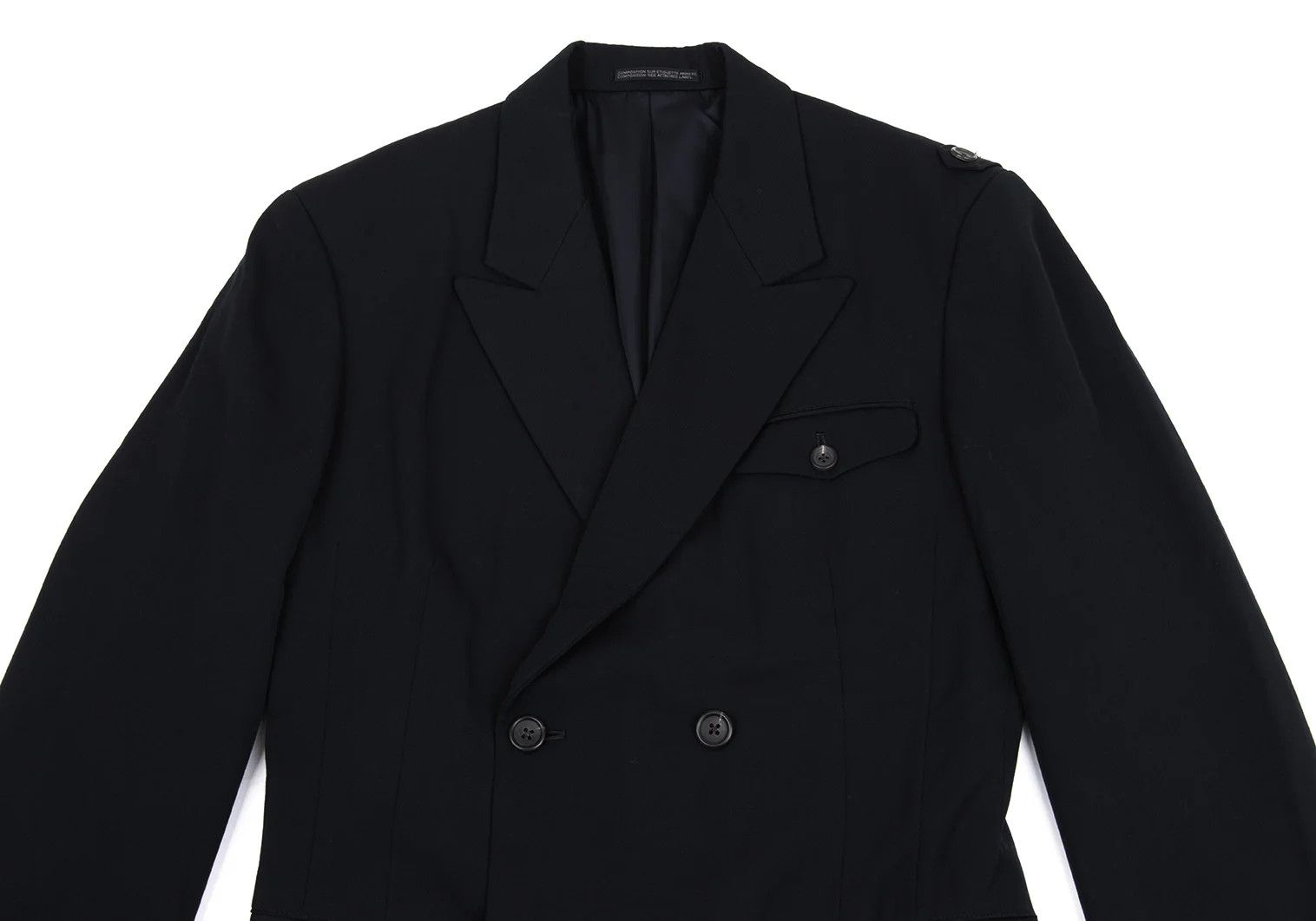 Yohji Yamamoto Yohji Yamamoto Double Jacket in Navy Size US M / EU 48-50 / 2 - 2 Thumbnail