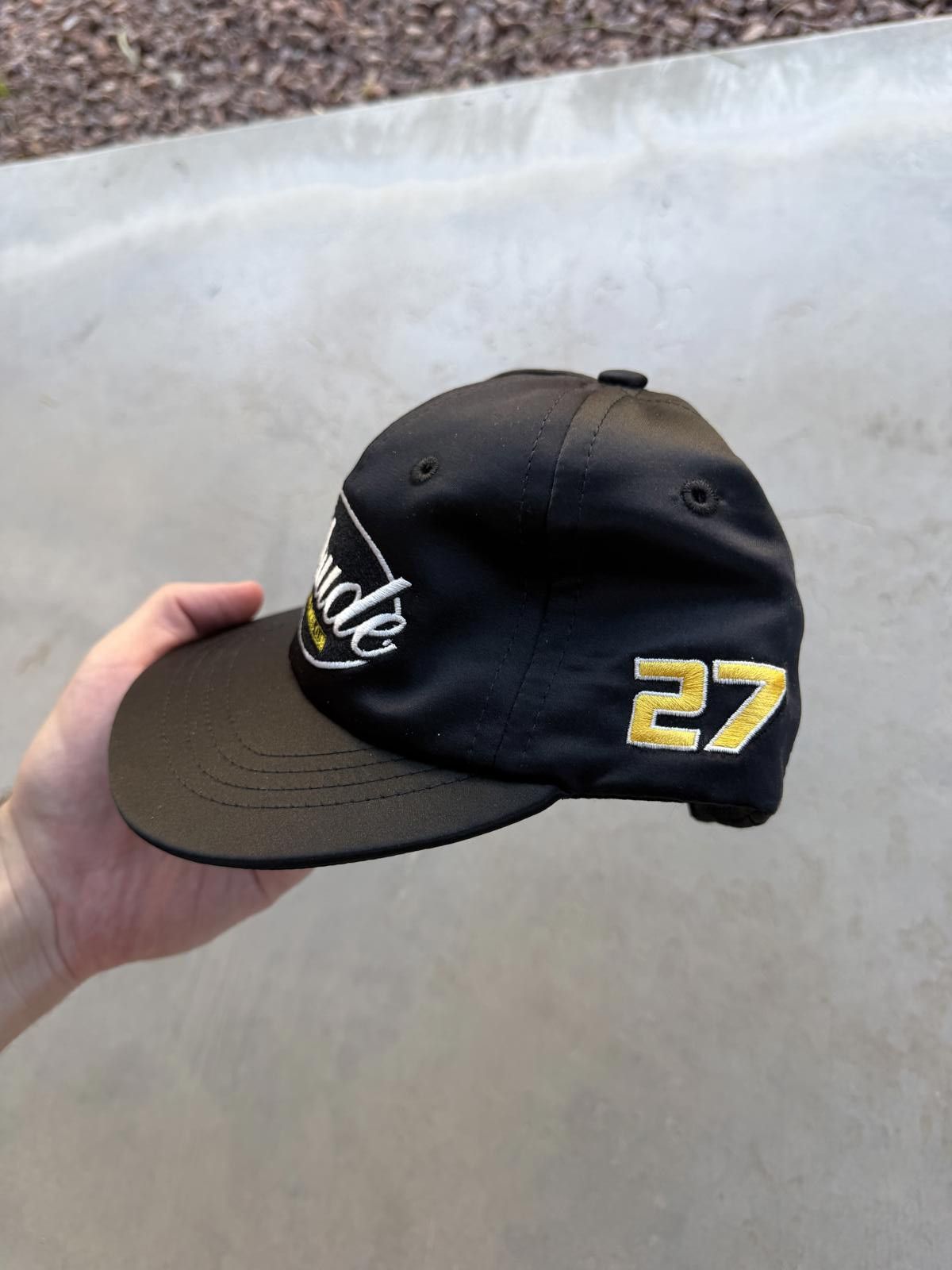 Rhude Rhude Off Road Sports Club Hat Black Curved Brim Cap New Size ONE SIZE - 3 Thumbnail