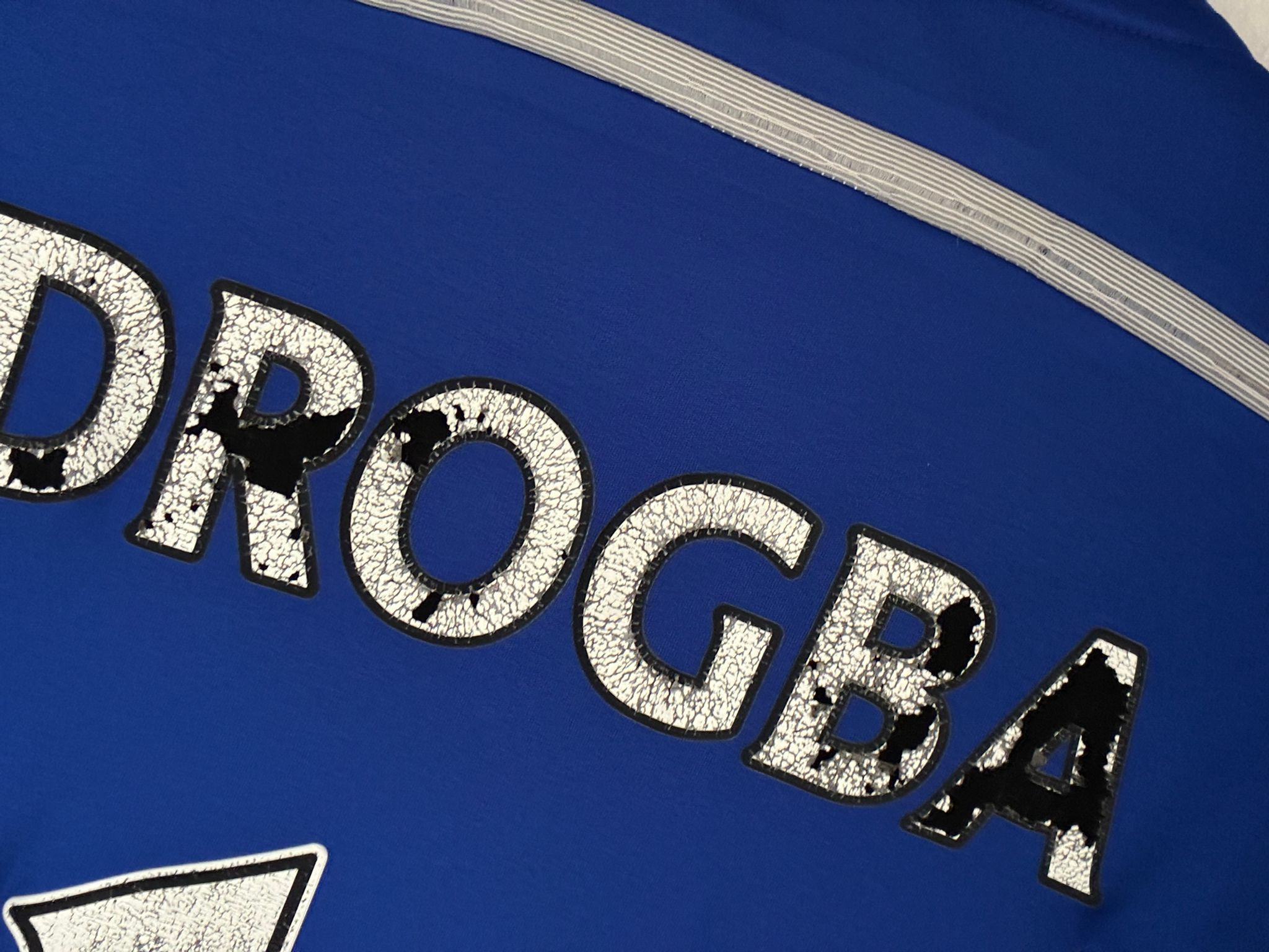 Adidas Adidas football Drogba Chelsea London 00s Jersey soccer Size US L / EU 52-54 / 3 - 8 Thumbnail