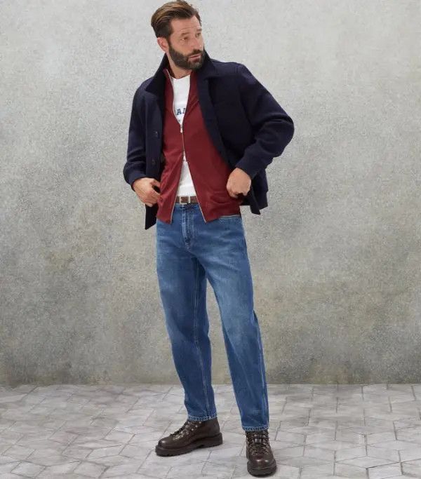Brunello Cucinelli o1la1rc1a0325 Cardigan in Dark Red Size US M / EU 48-50 / 2 - 5 Thumbnail